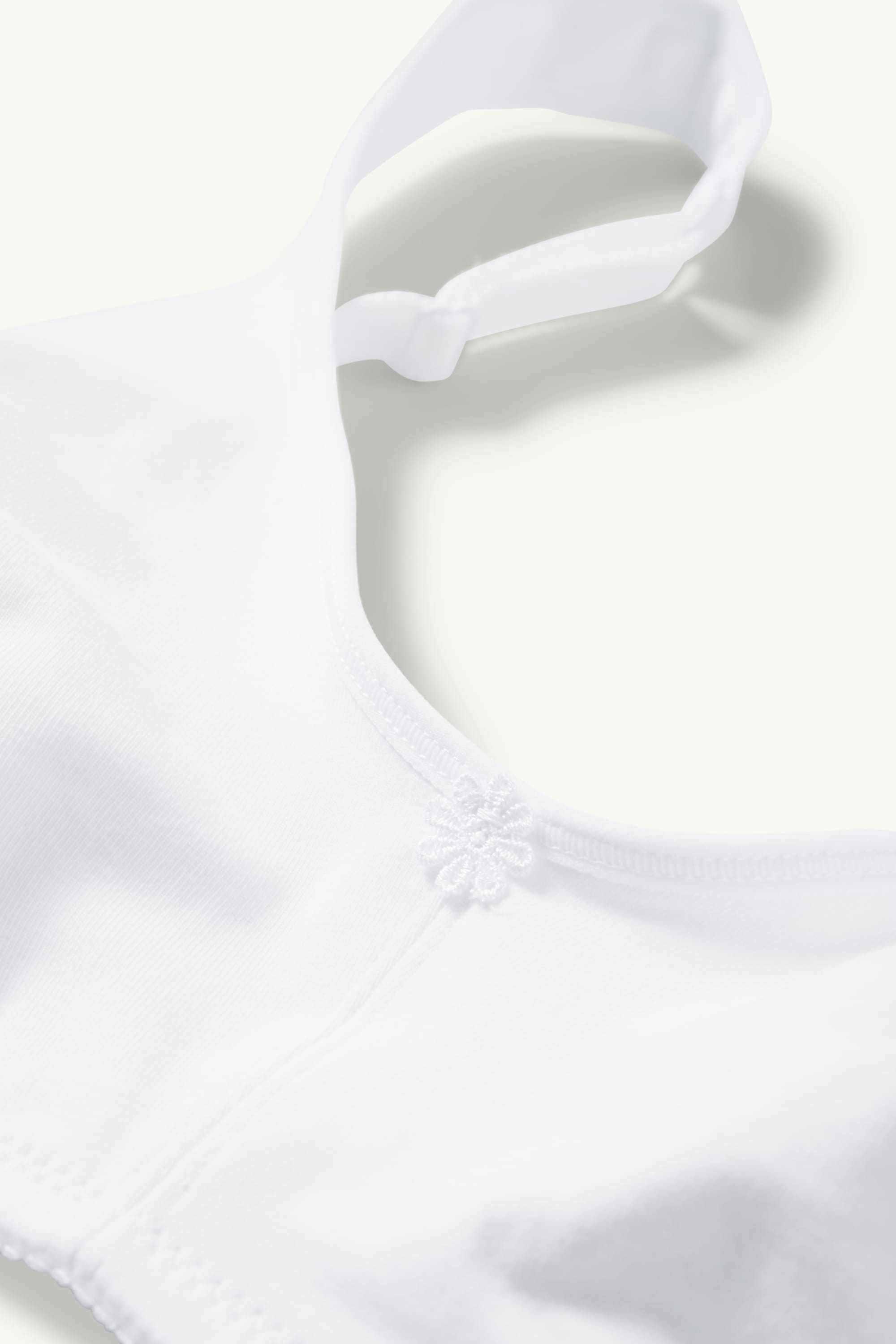 Non-wired bra white