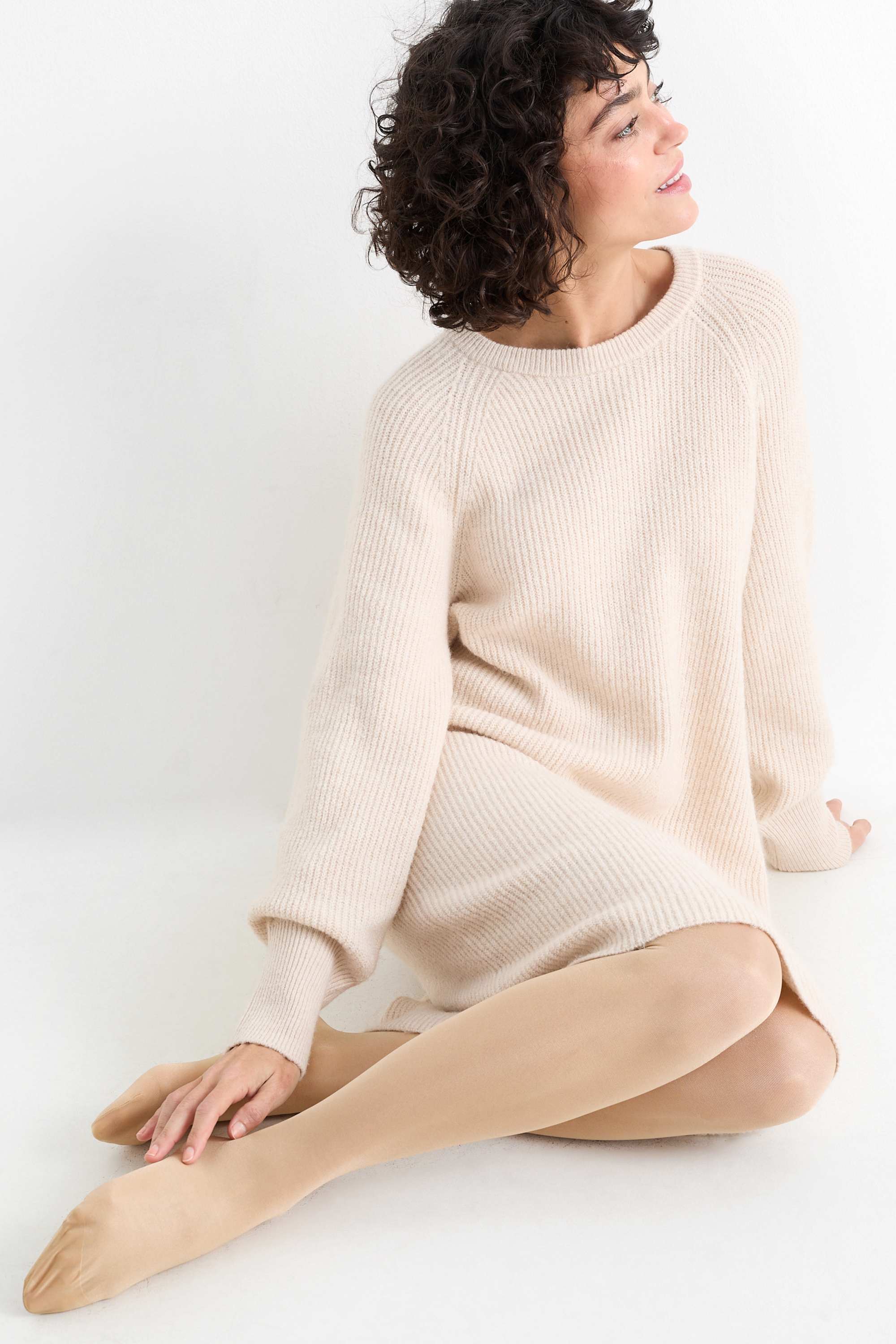 Tights - LYCRA® - 70 denier light beige