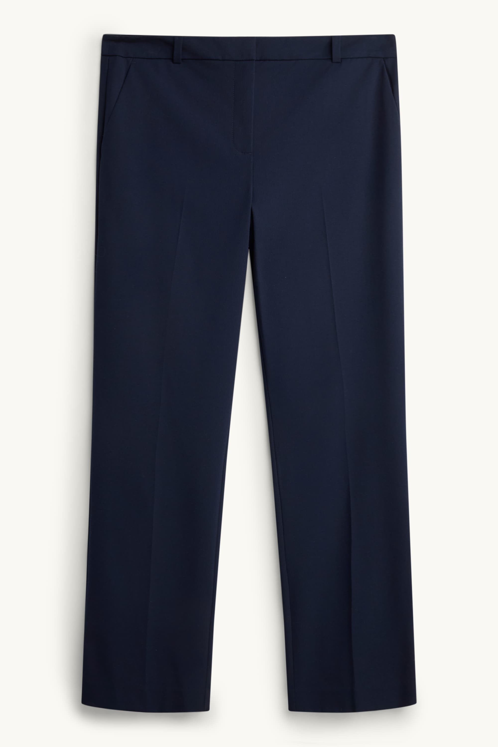 Business trousers - mid-rise waist - straight fit - Mix & match dark blue