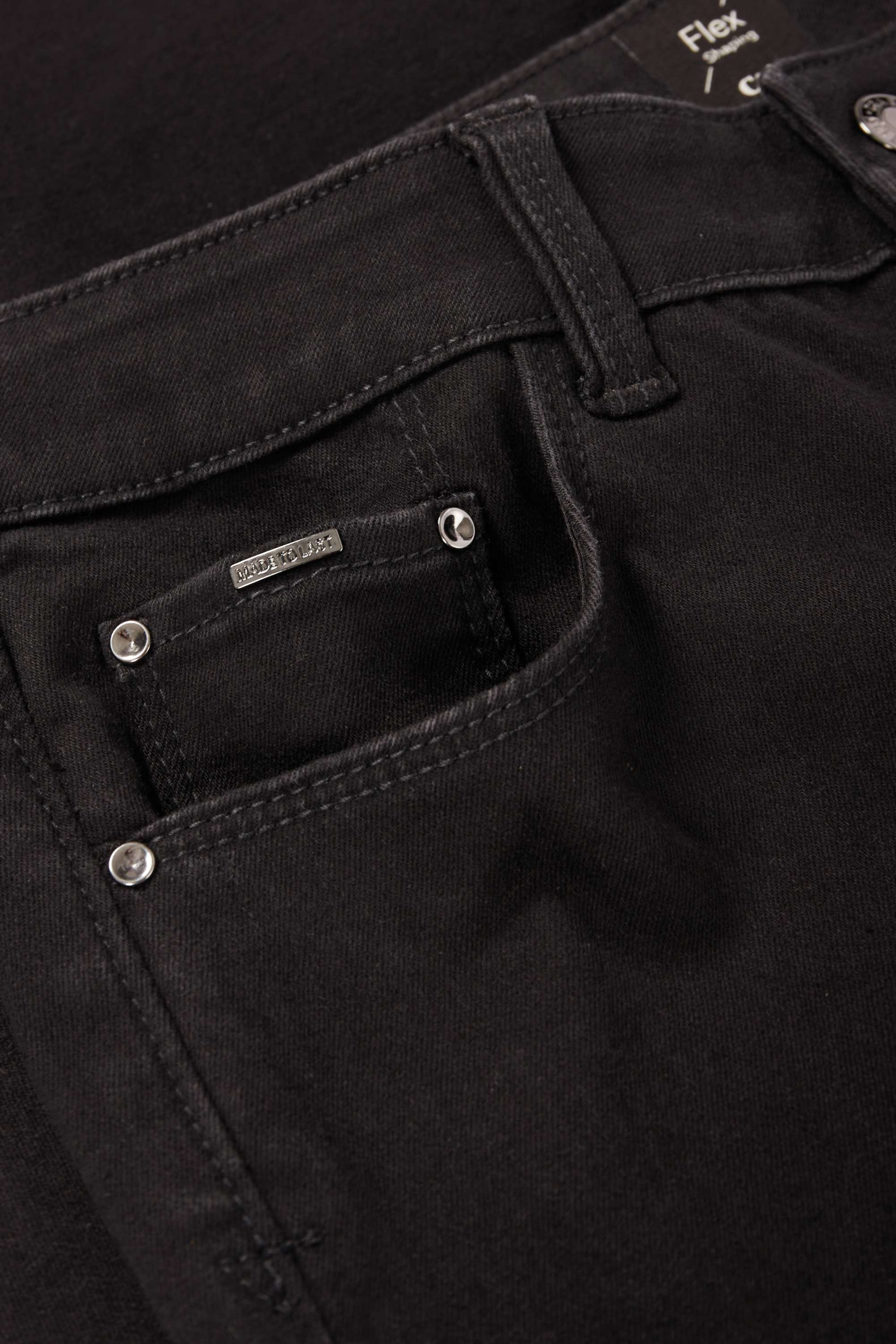Skinny jeans - mid waist - shaping jeans - LYCRA® black