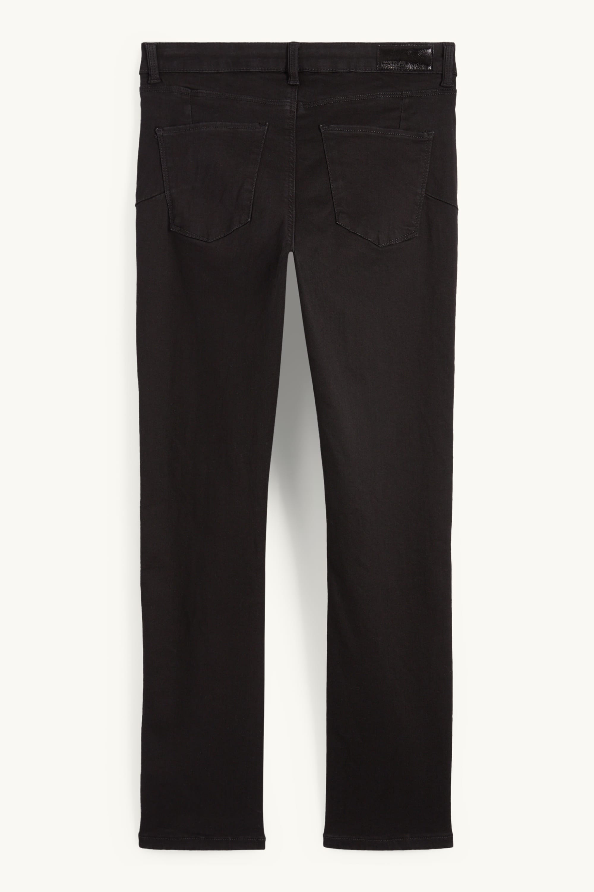 Slim jeans - mid-rise waist - shaping jeans - LYCRA® black