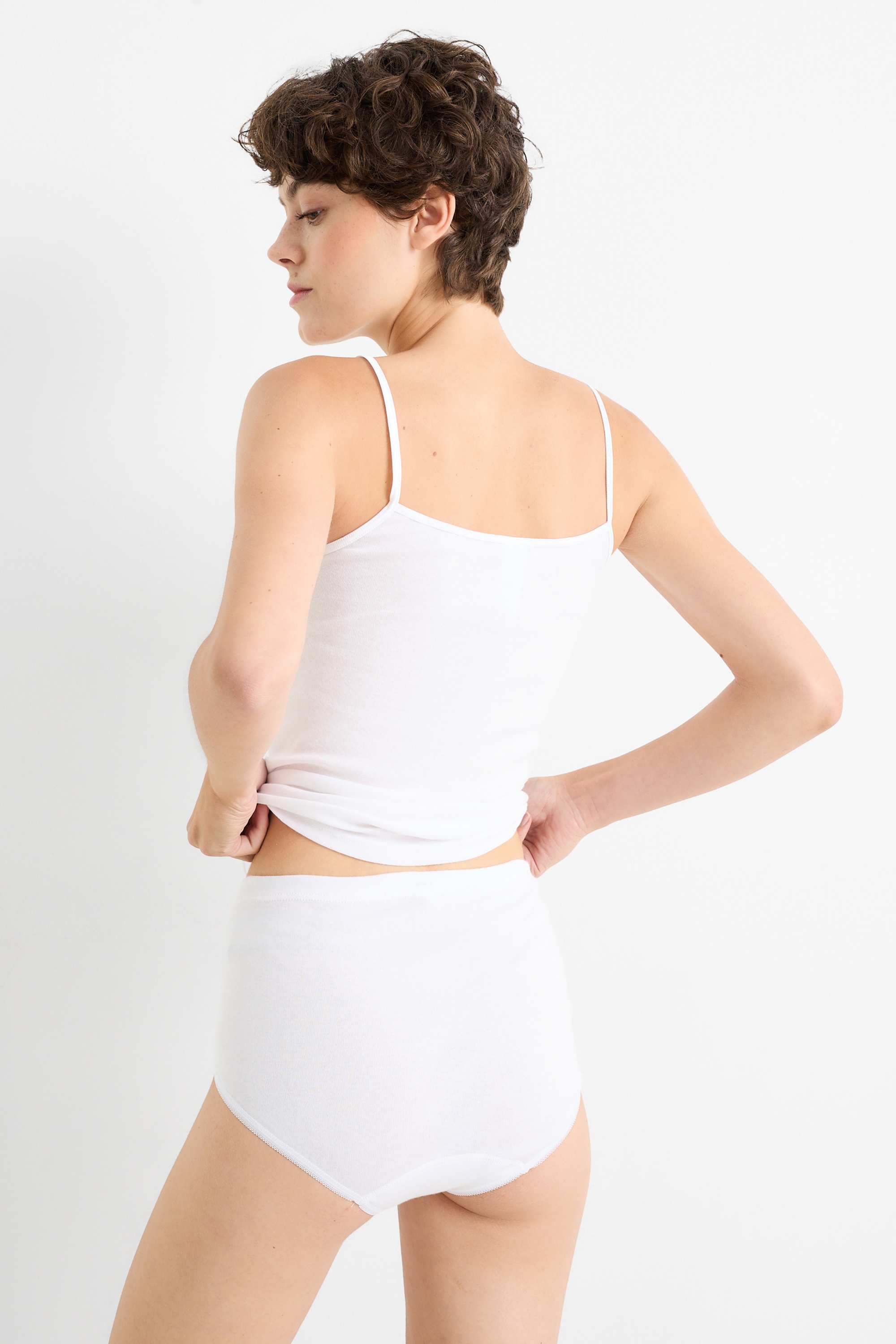 Multipack of 3 - knickers white