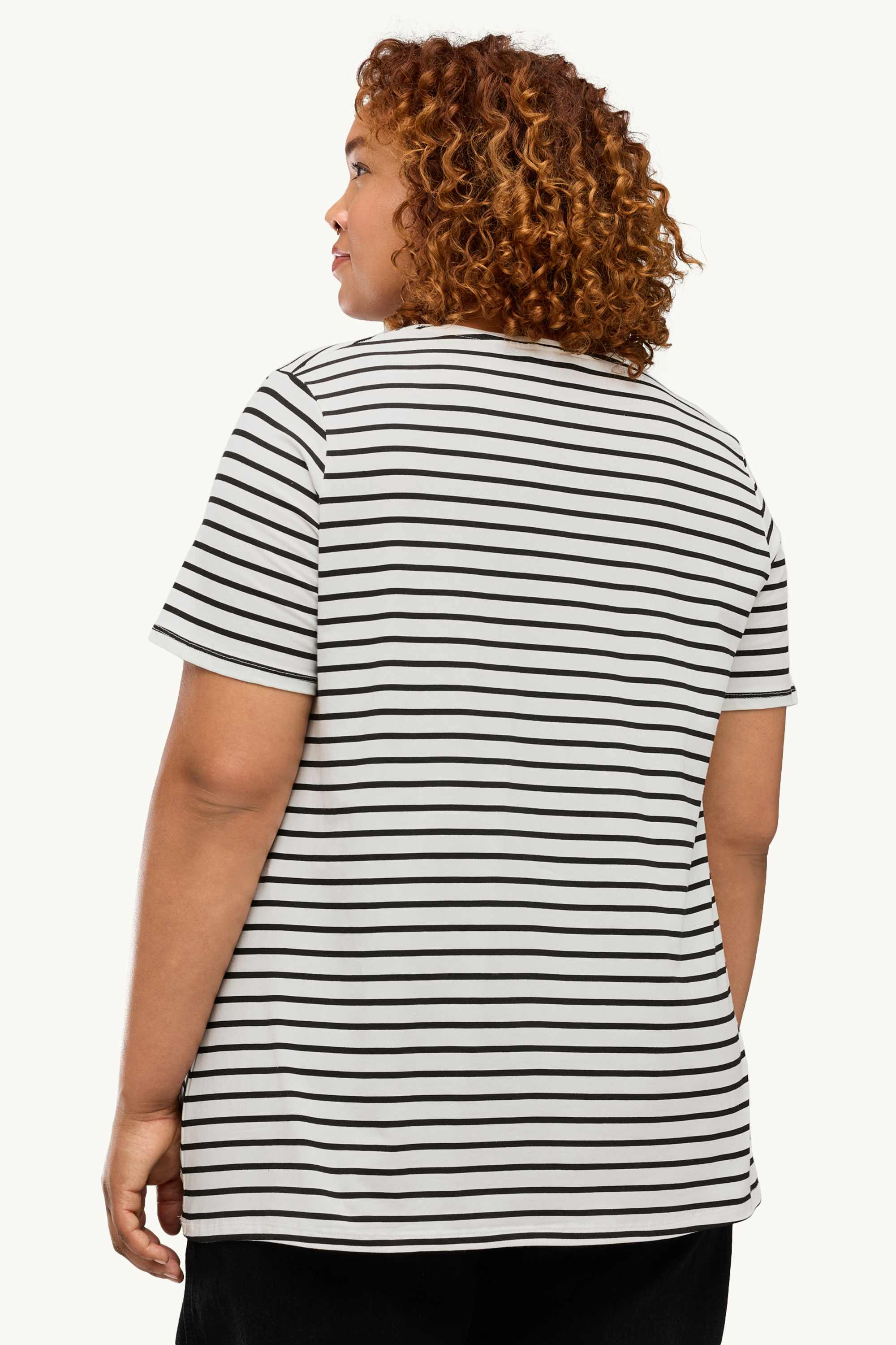 Multipack of 2 - V-neck T-shirt - LYCRA® white / black
