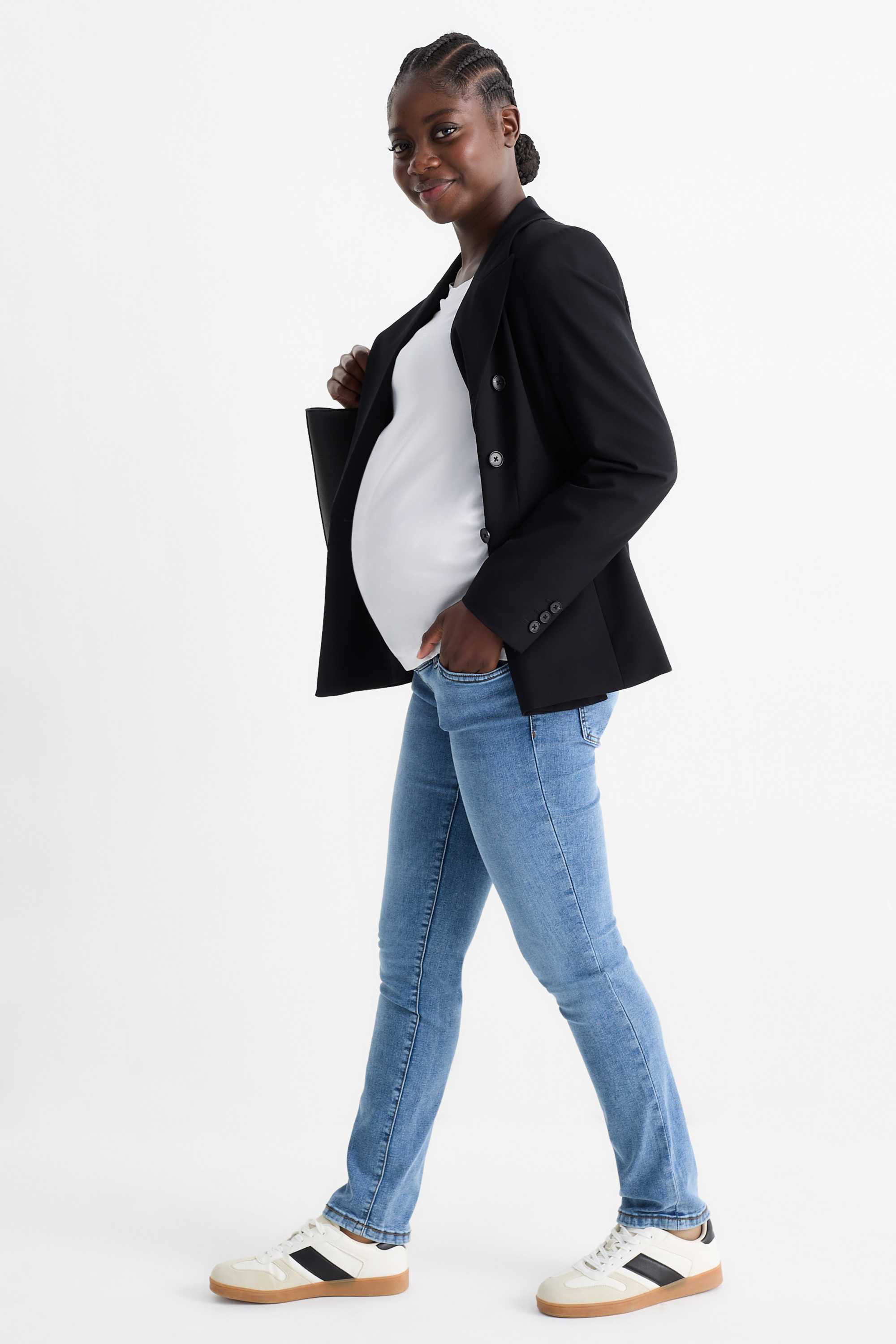 Multipack of 2 - maternity T-shirt white