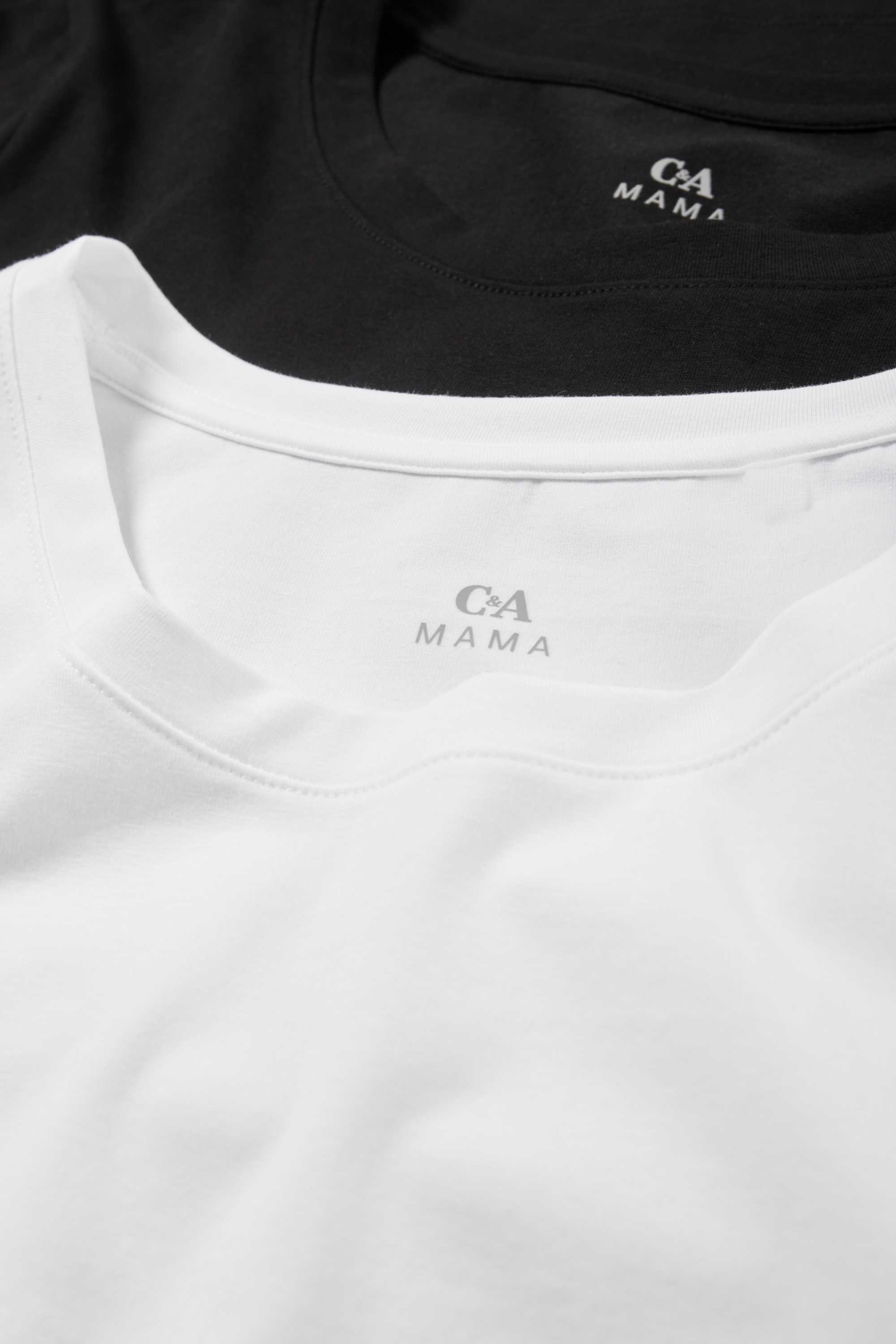 Multipack of 2 - maternity T-shirt white