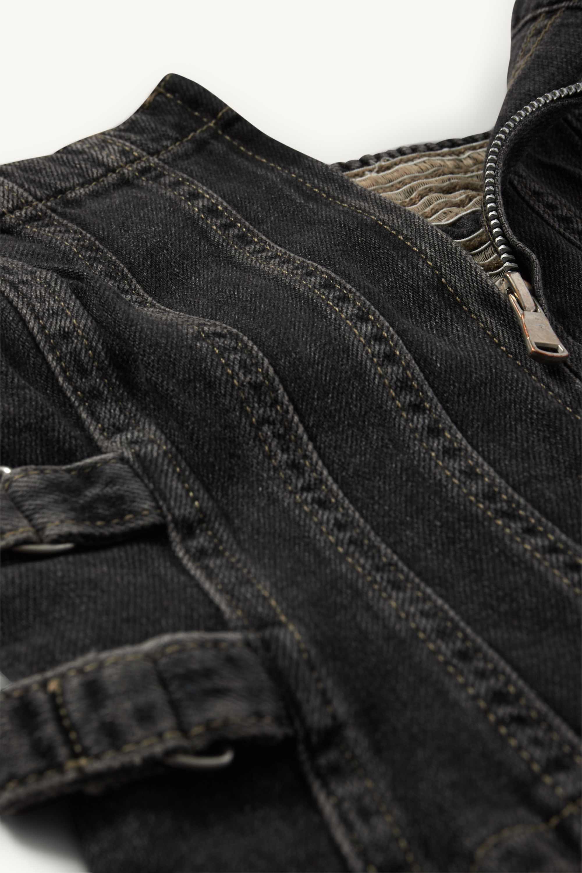 Denim corsage denim-dark gray