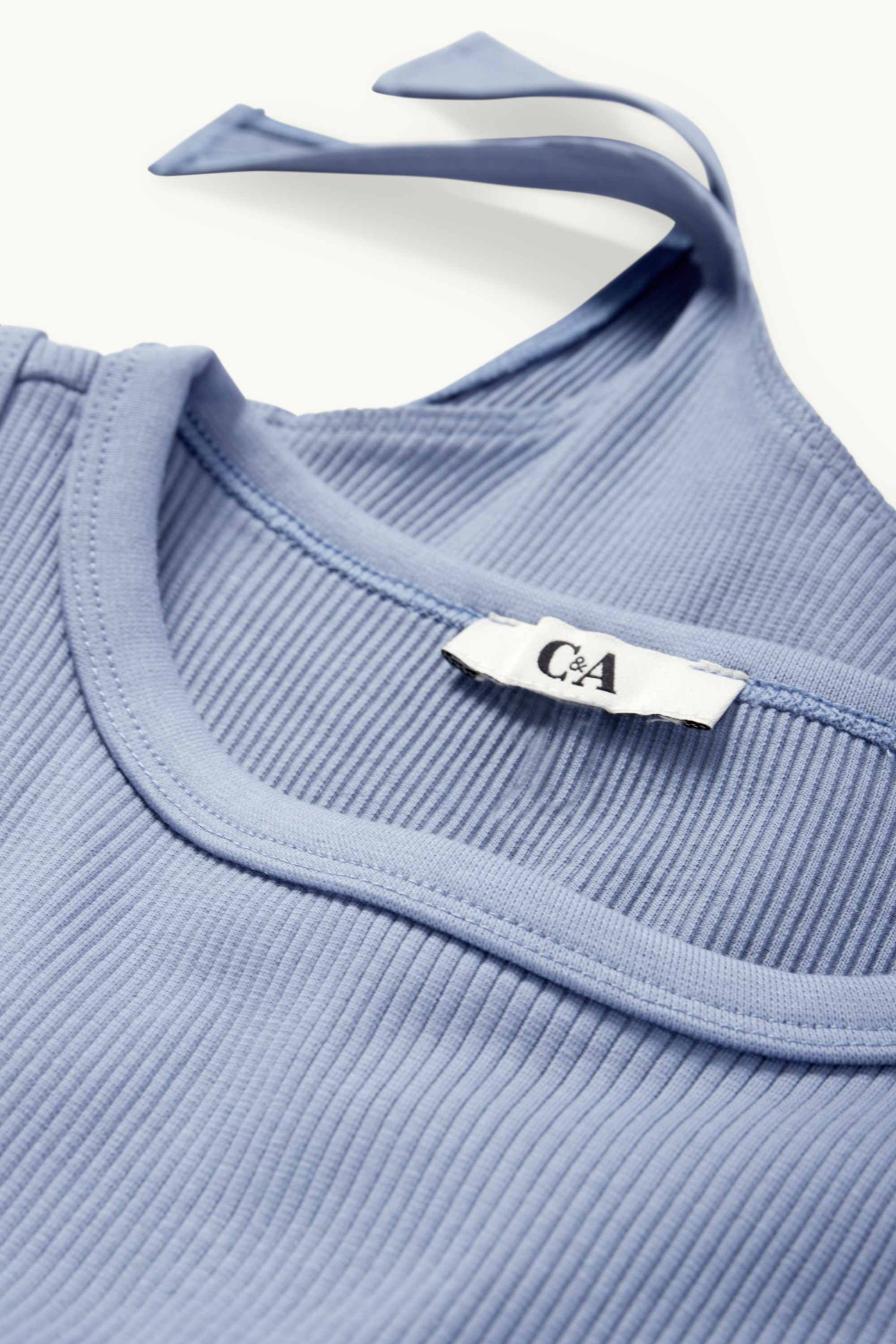 Cropped top blue