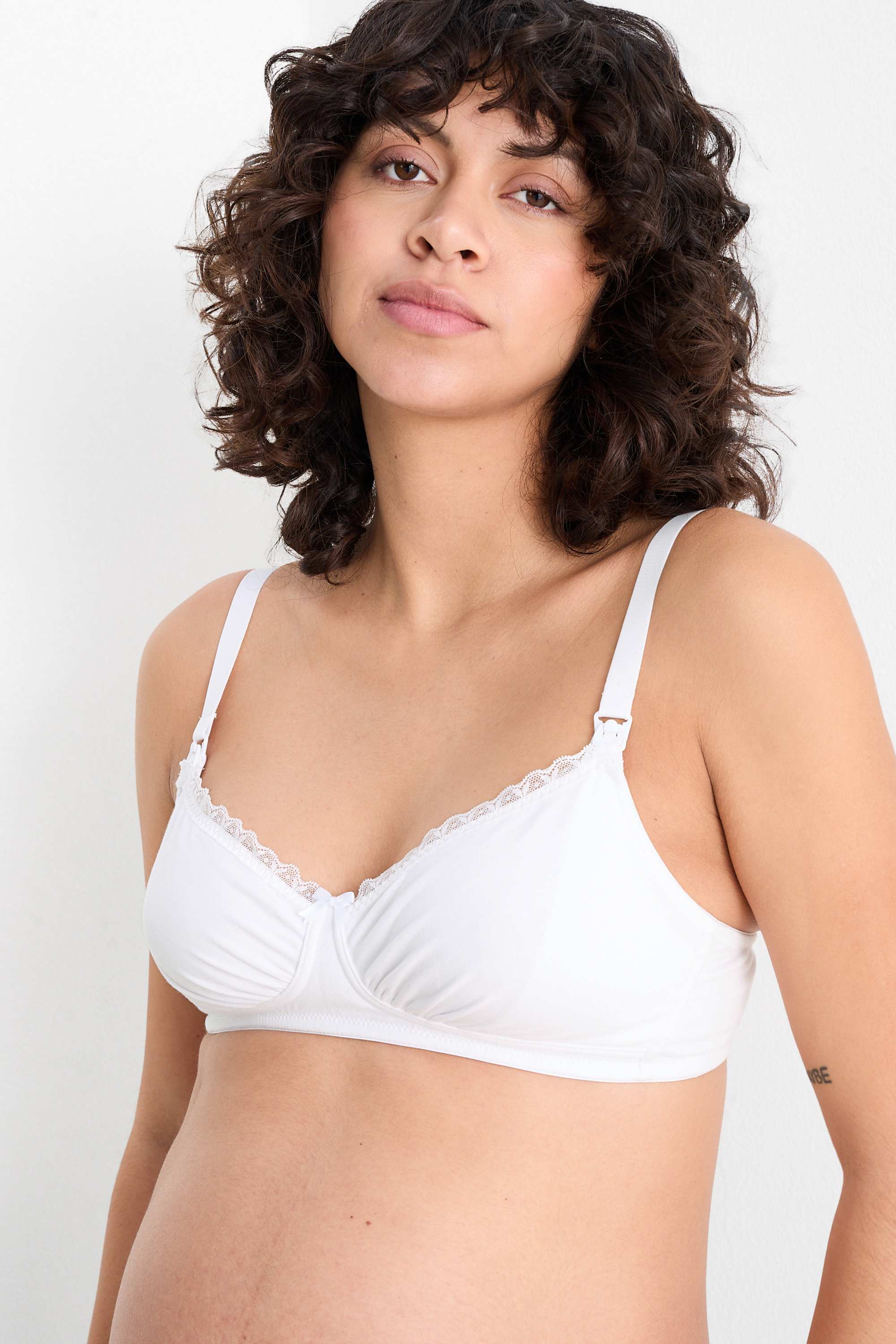 Multipack of 2 - non-wired nursing bra white