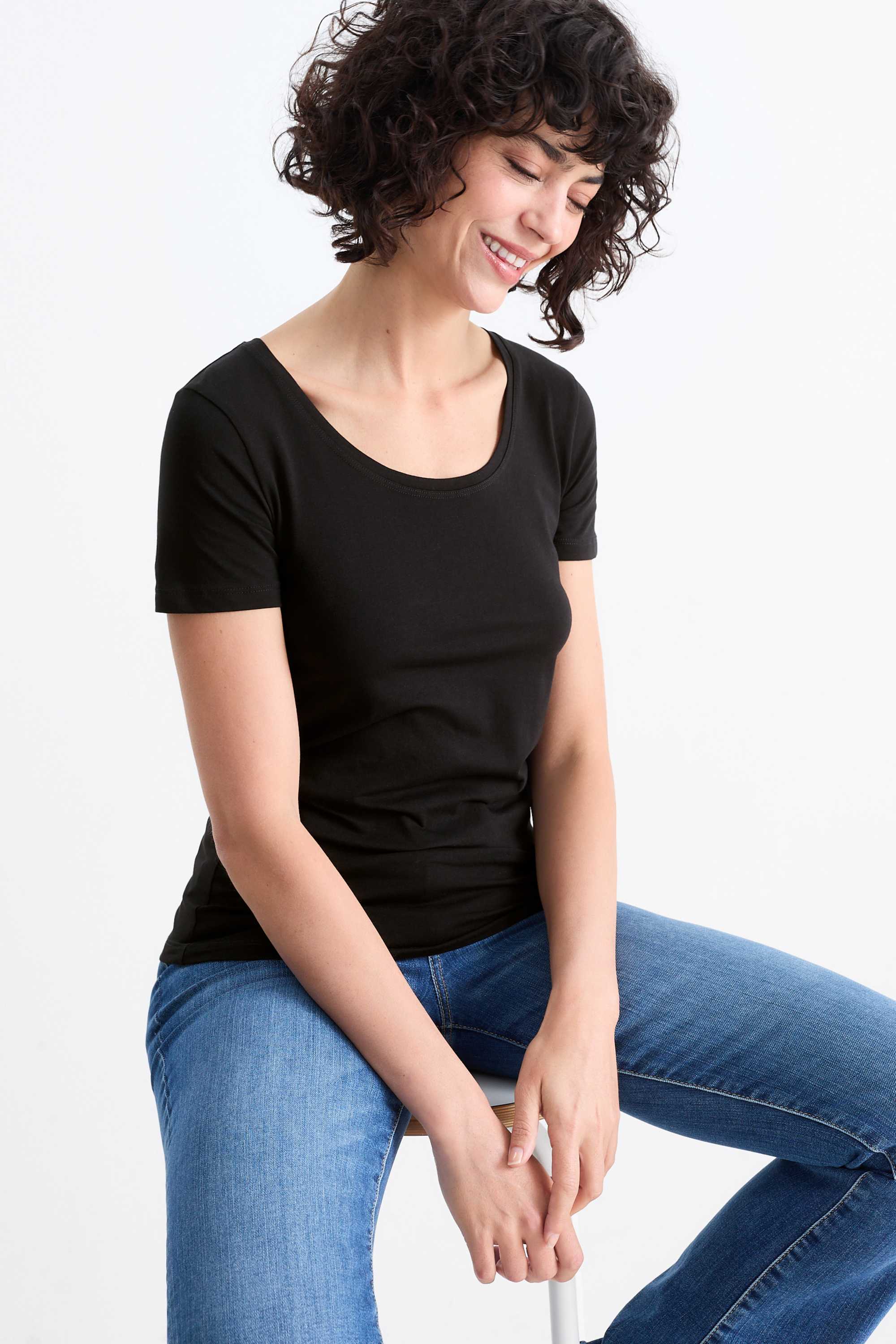 Multipack of 3 - T-shirt black