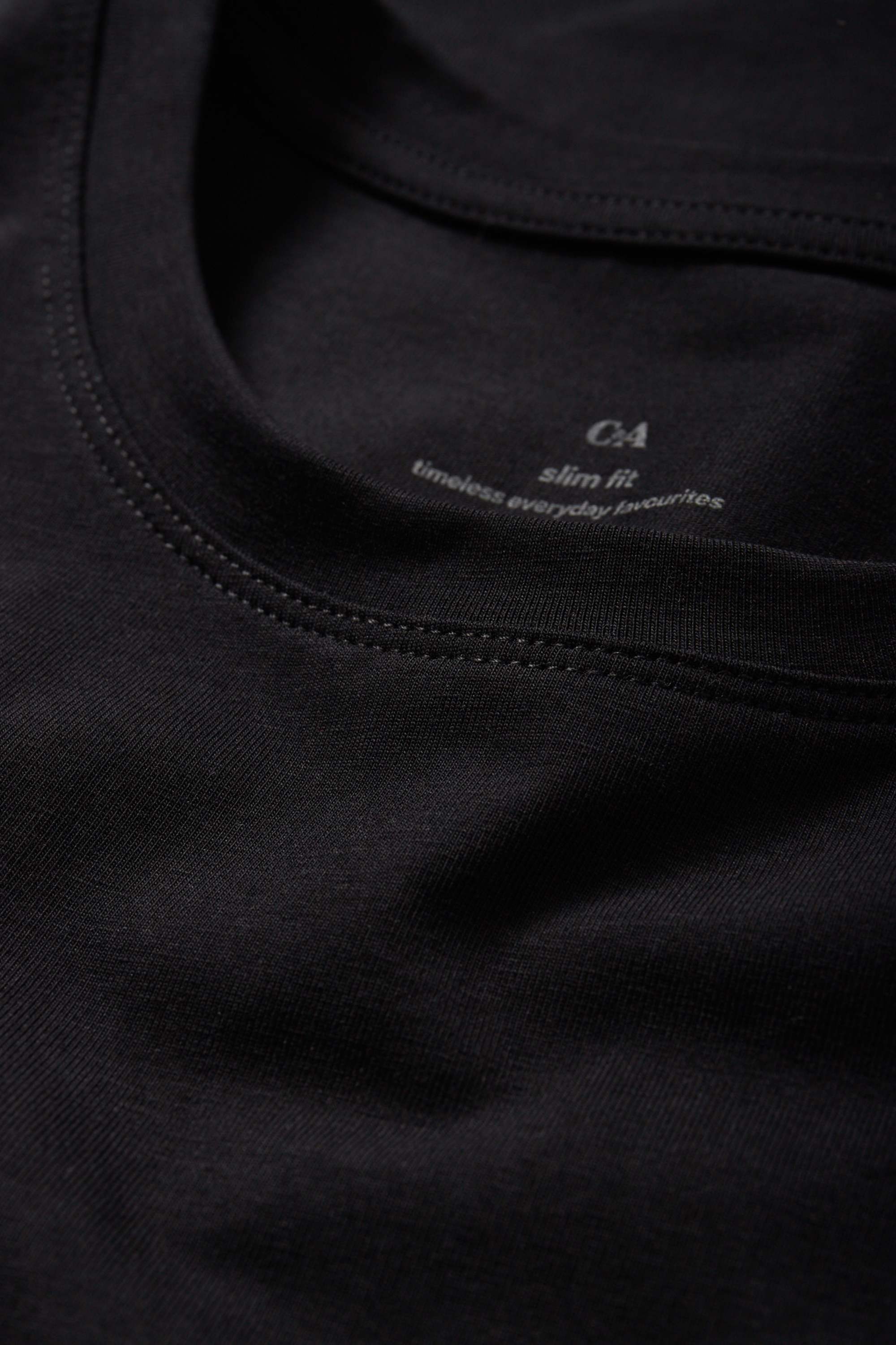 Multipack of 2 - long sleeve top black