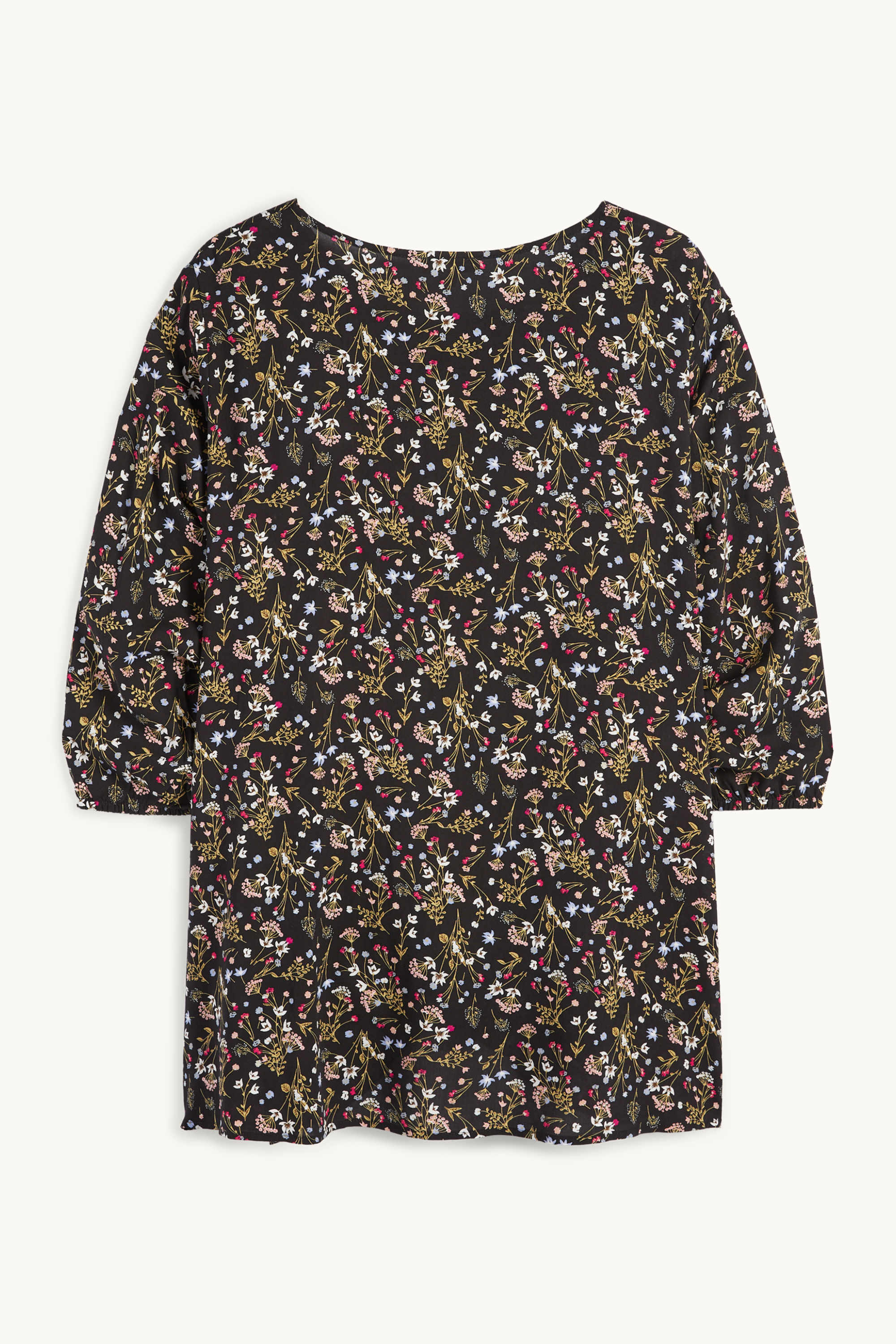 Blouse - floral black