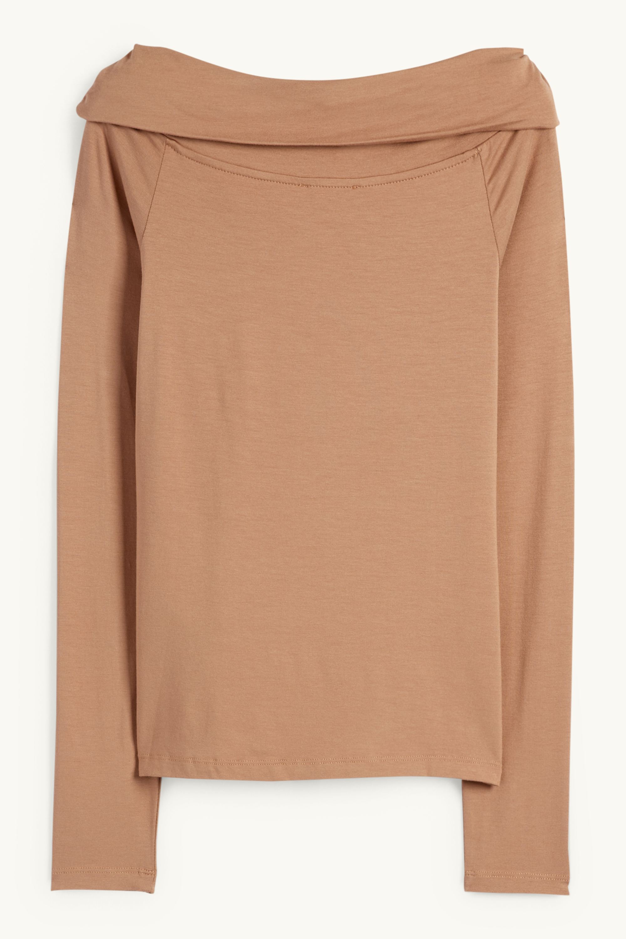 Long sleeve top beige