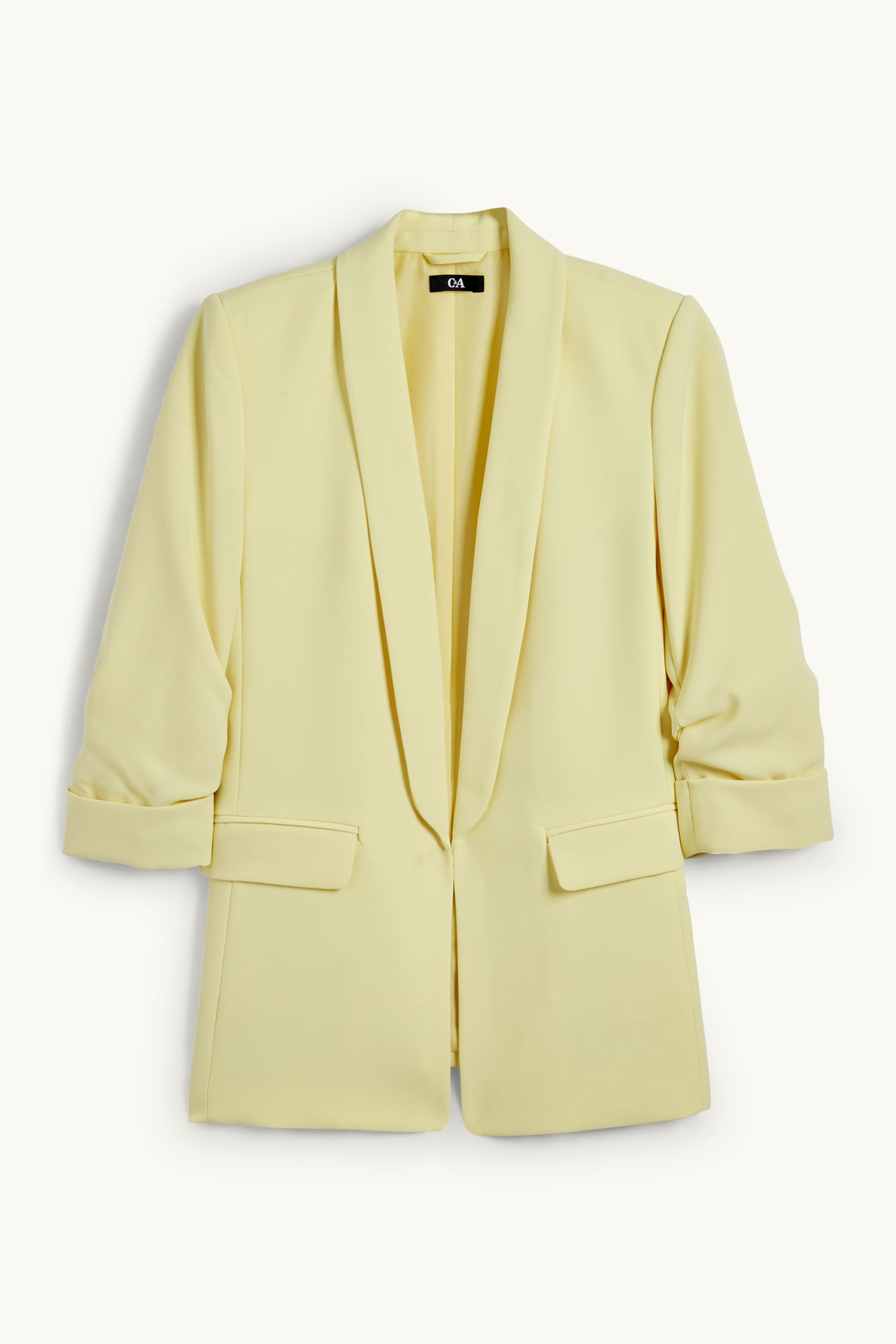 Business blazer - relaxed fit light yellow