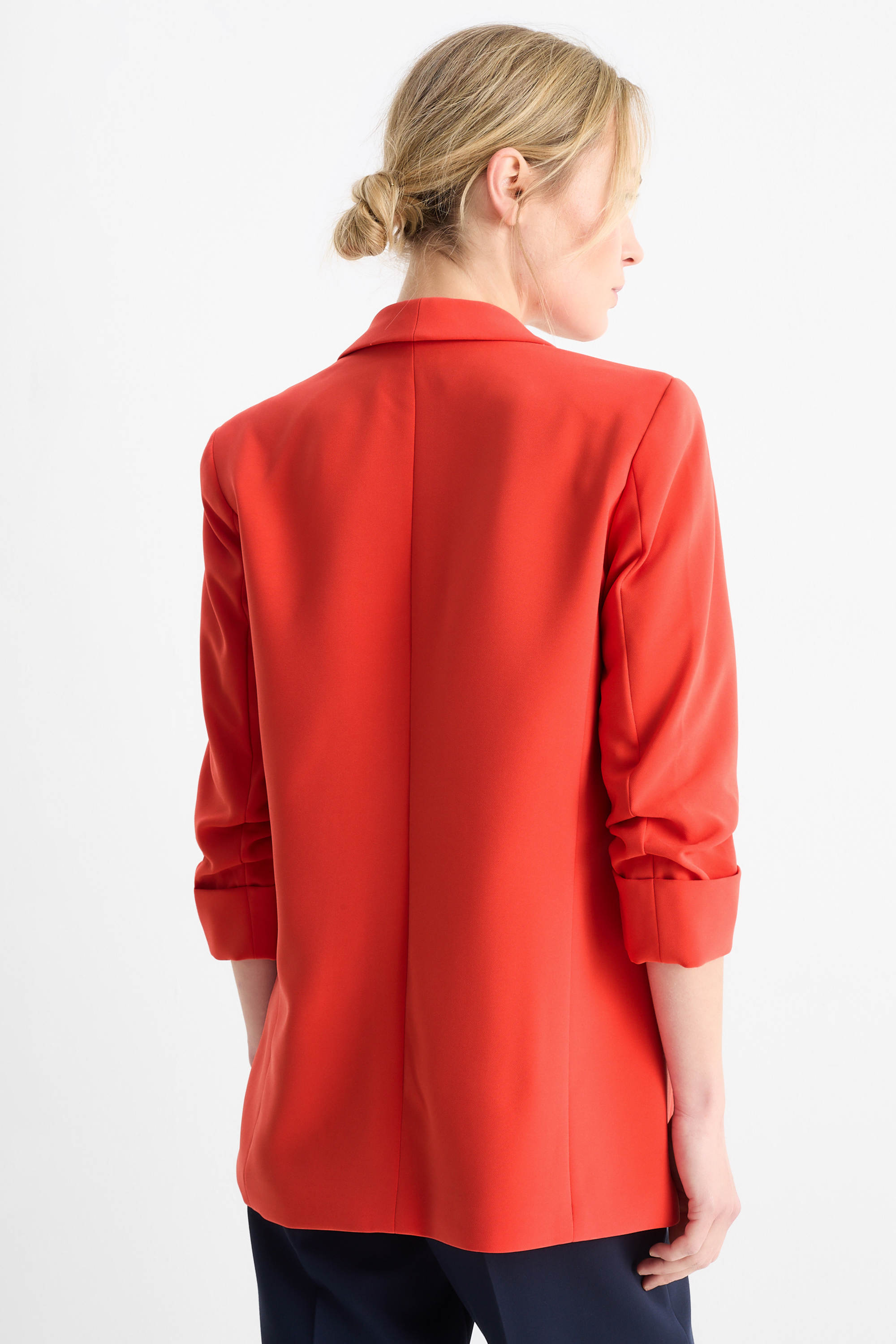 Business blazer - relaxed fit dark orange