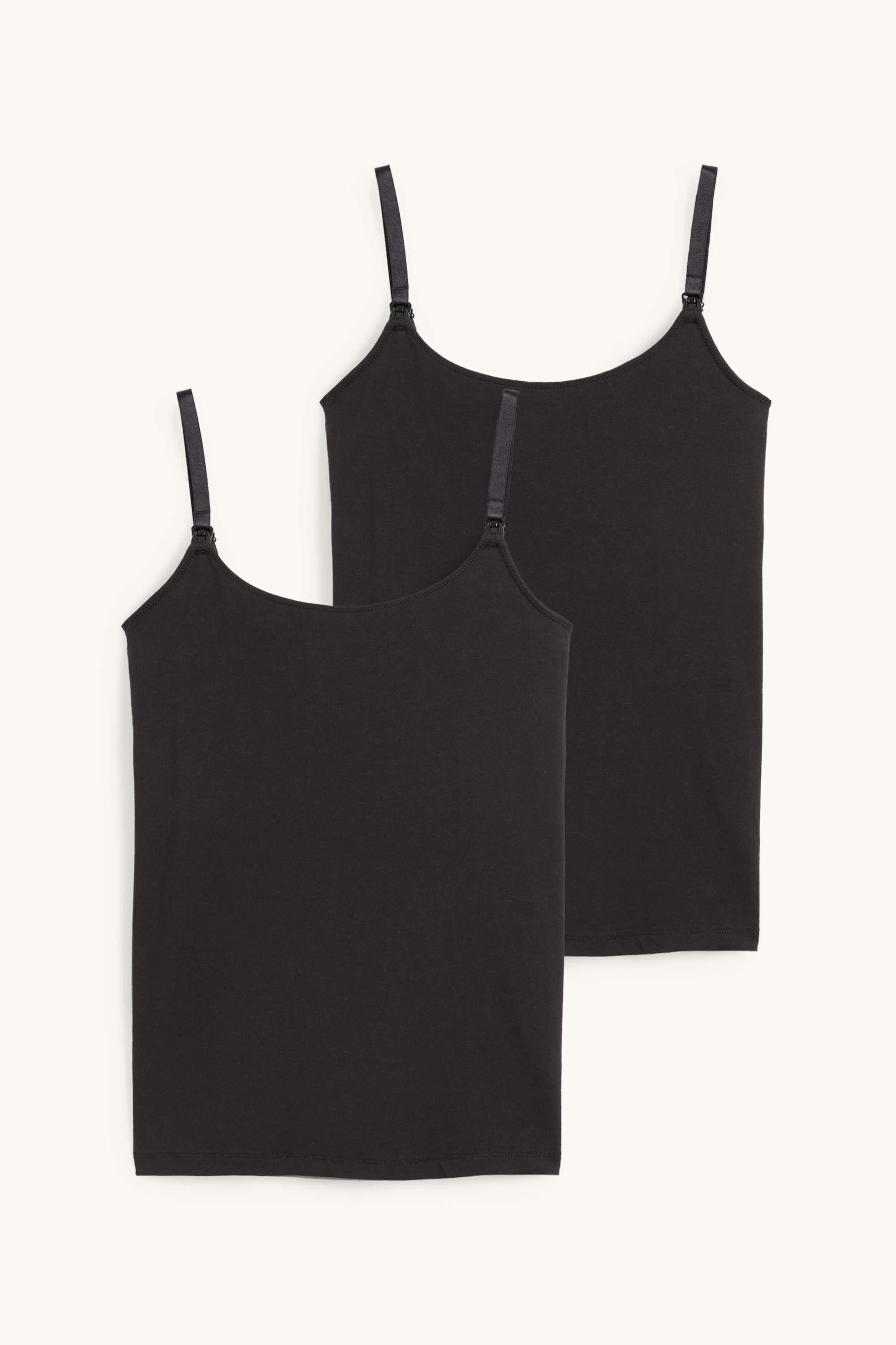 Multipack of 2 - nursing top black