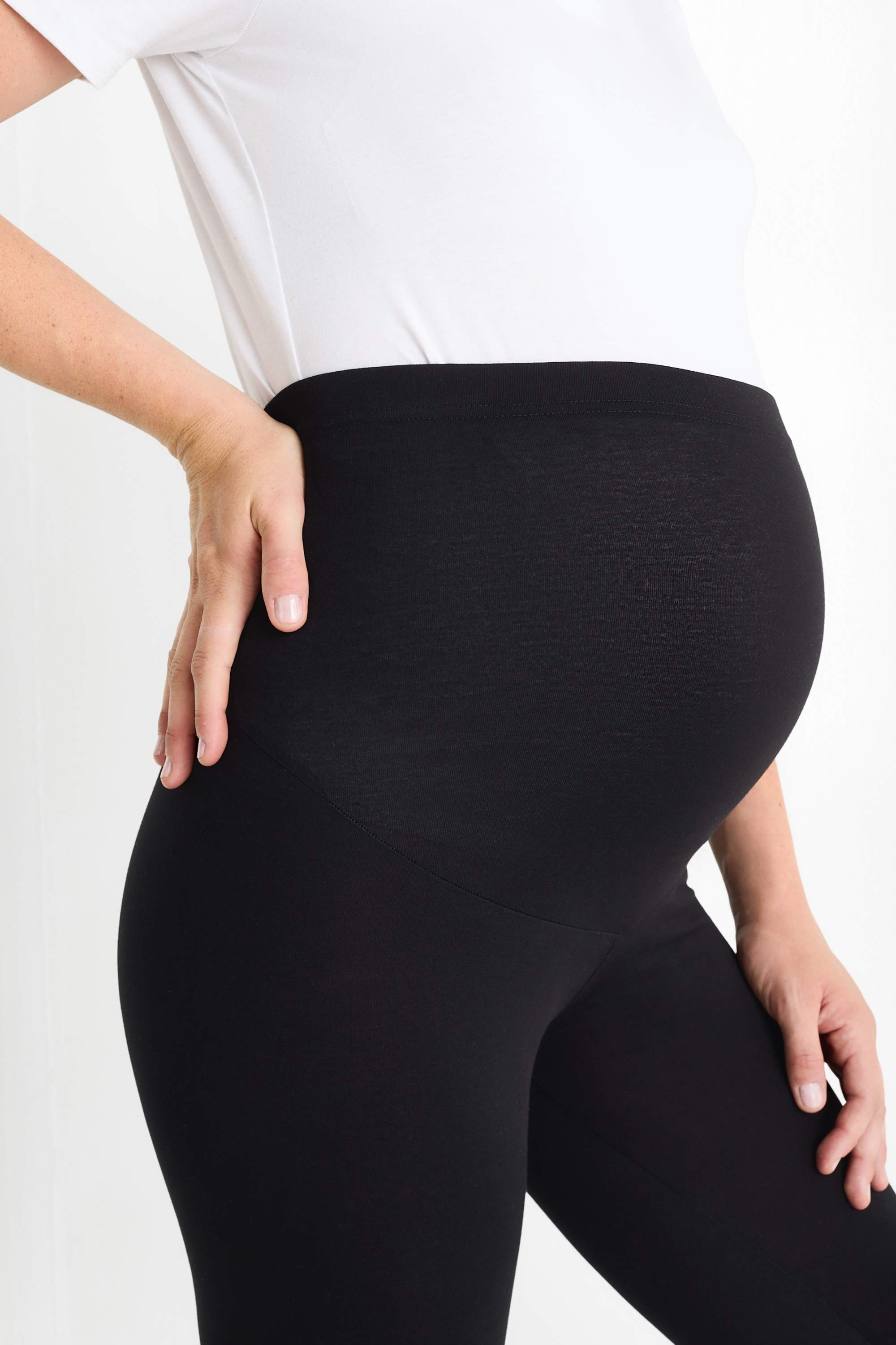 Multipack of 2 - maternity leggings black