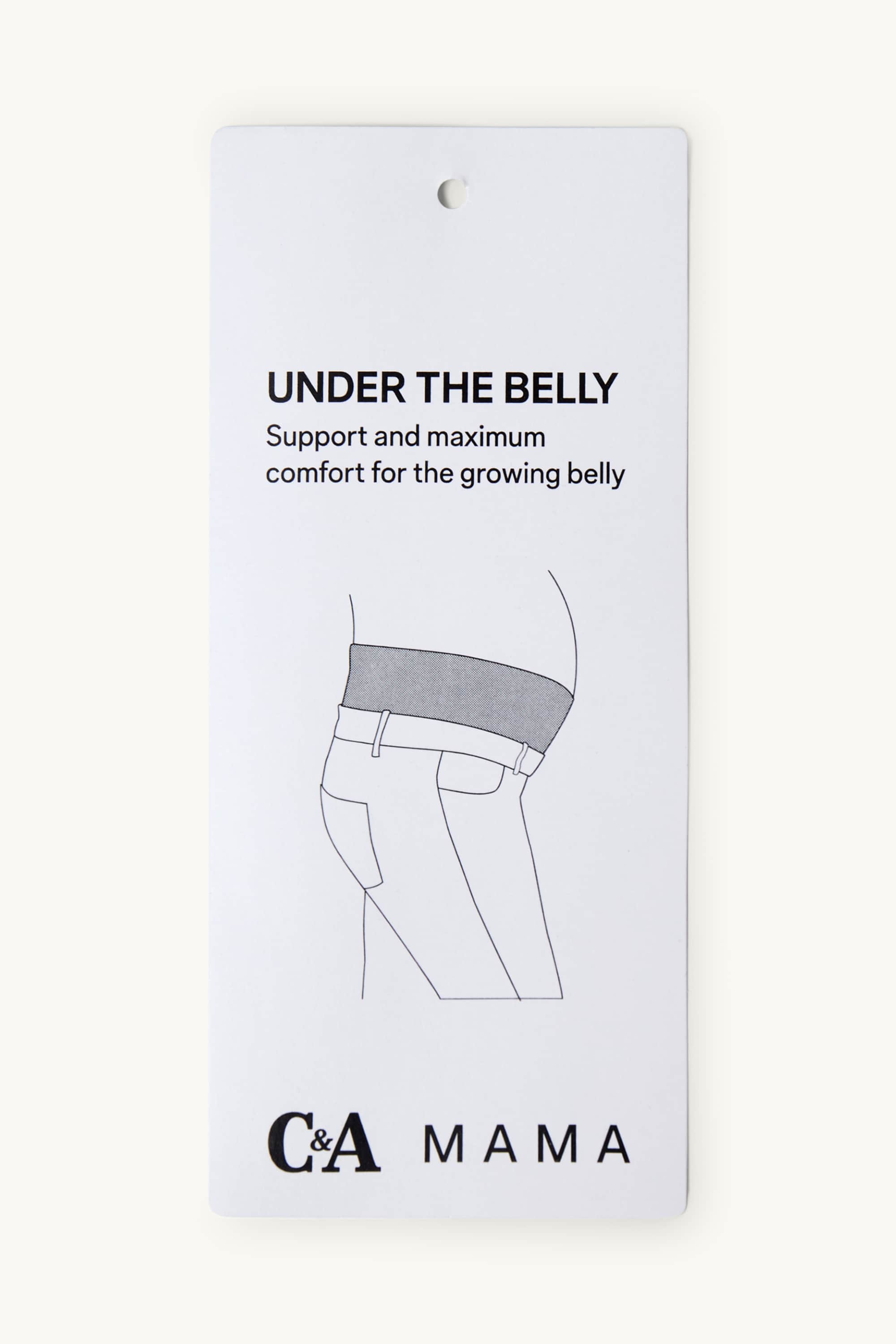 Maternity trousers - linen blend dark blue
