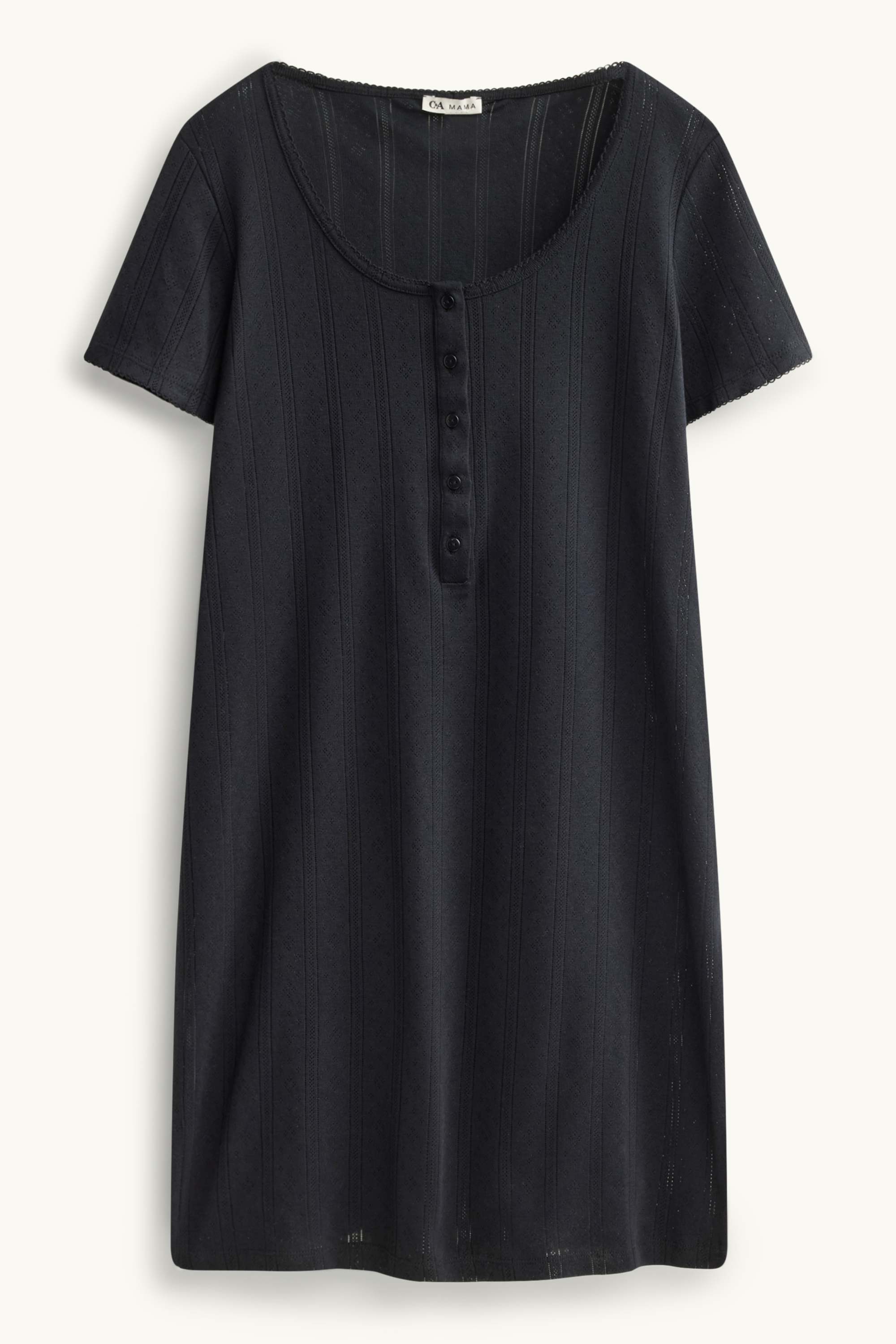 Nursing nightdress black