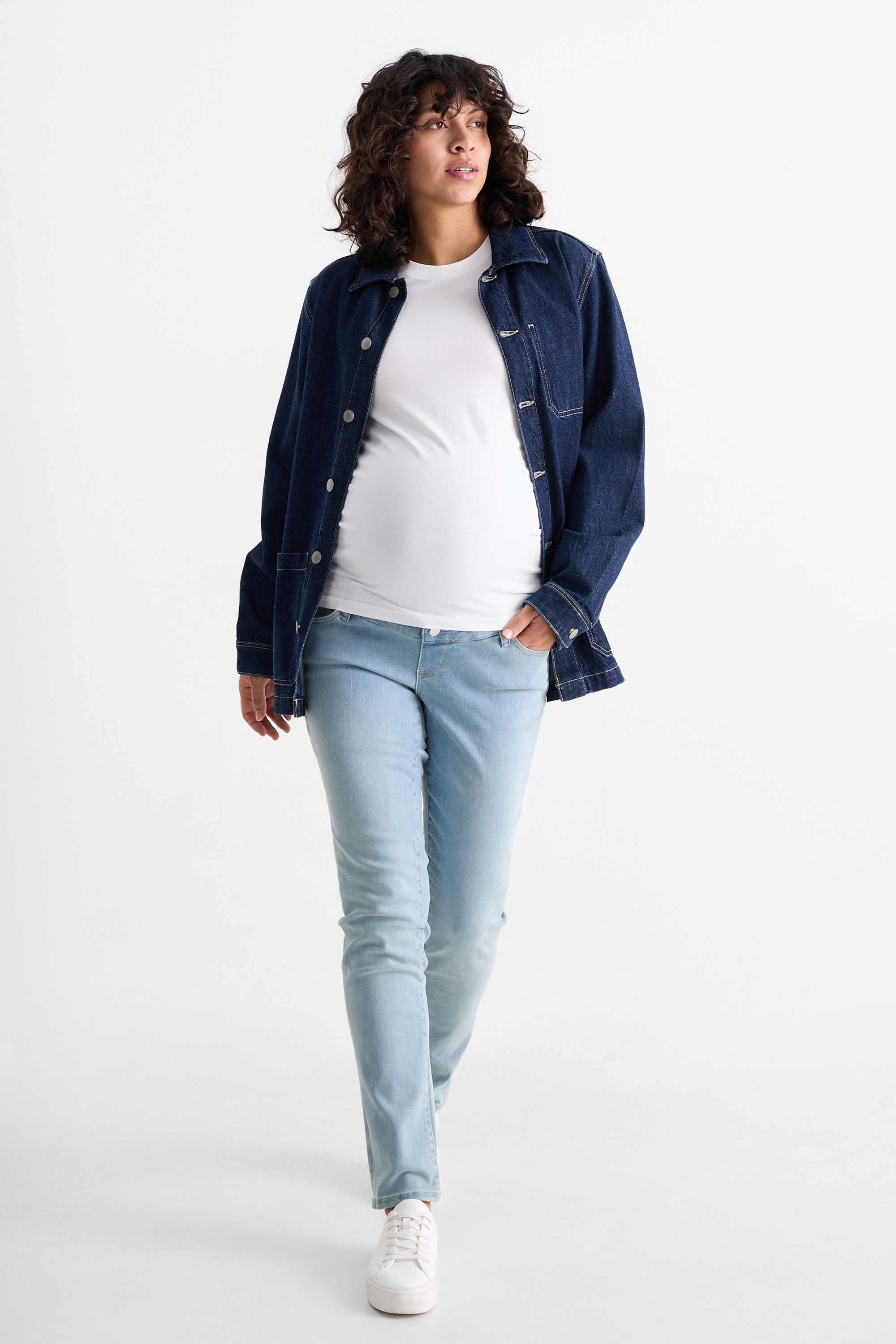 Maternity jeans - slim jeans - LYCRA® denim-light blue