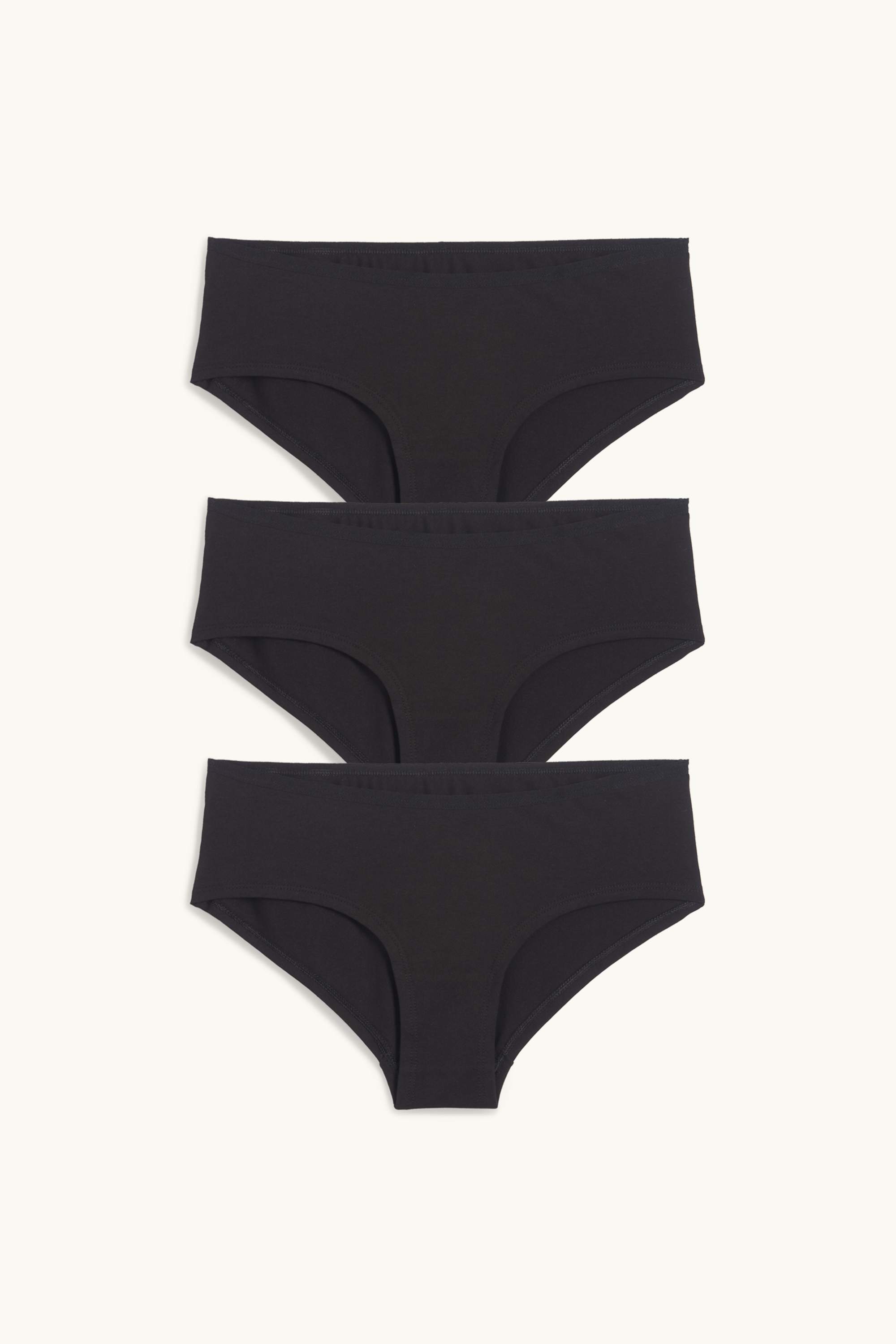 Multipack of 3 - hipster black