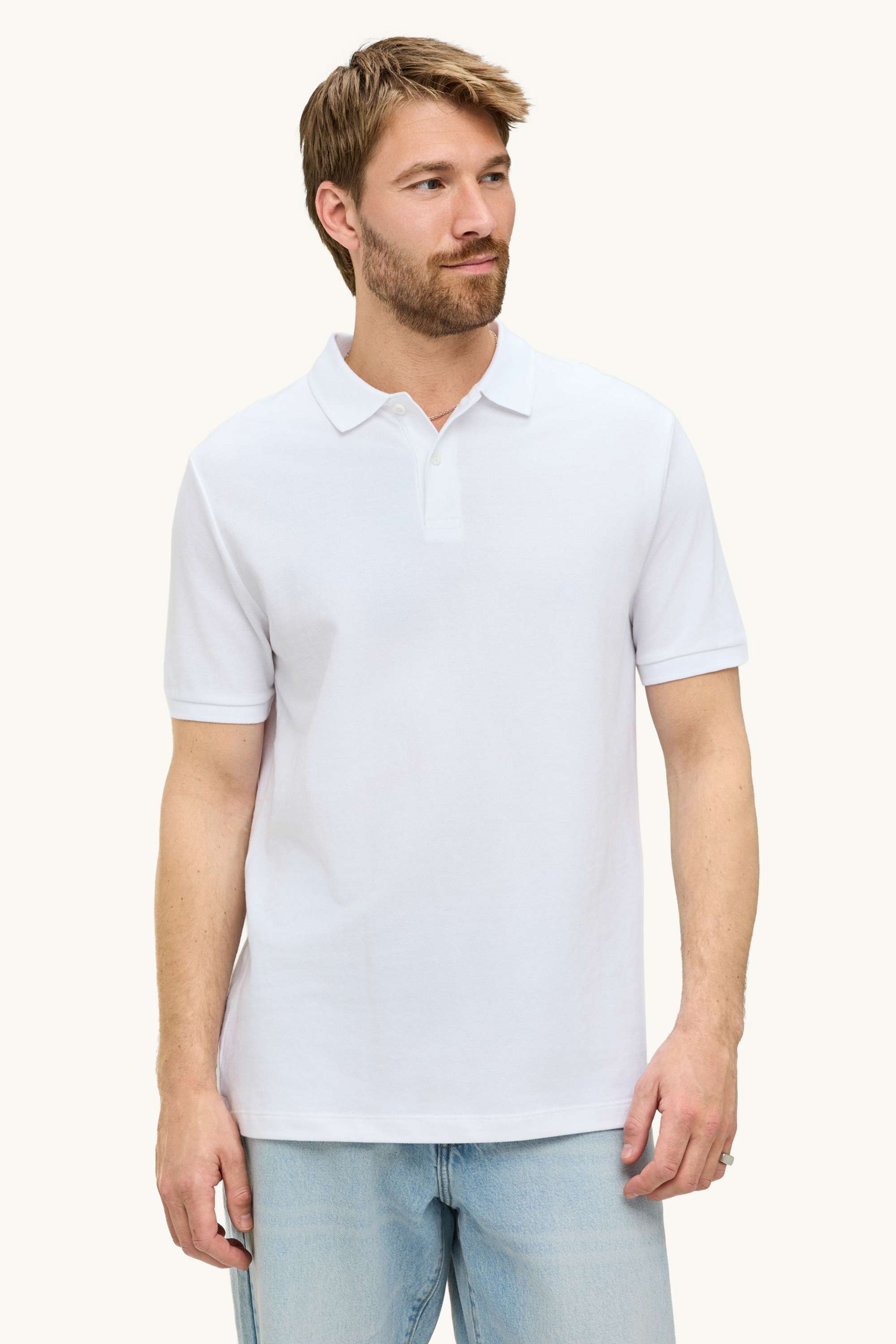 Polo shirt - regular fit white