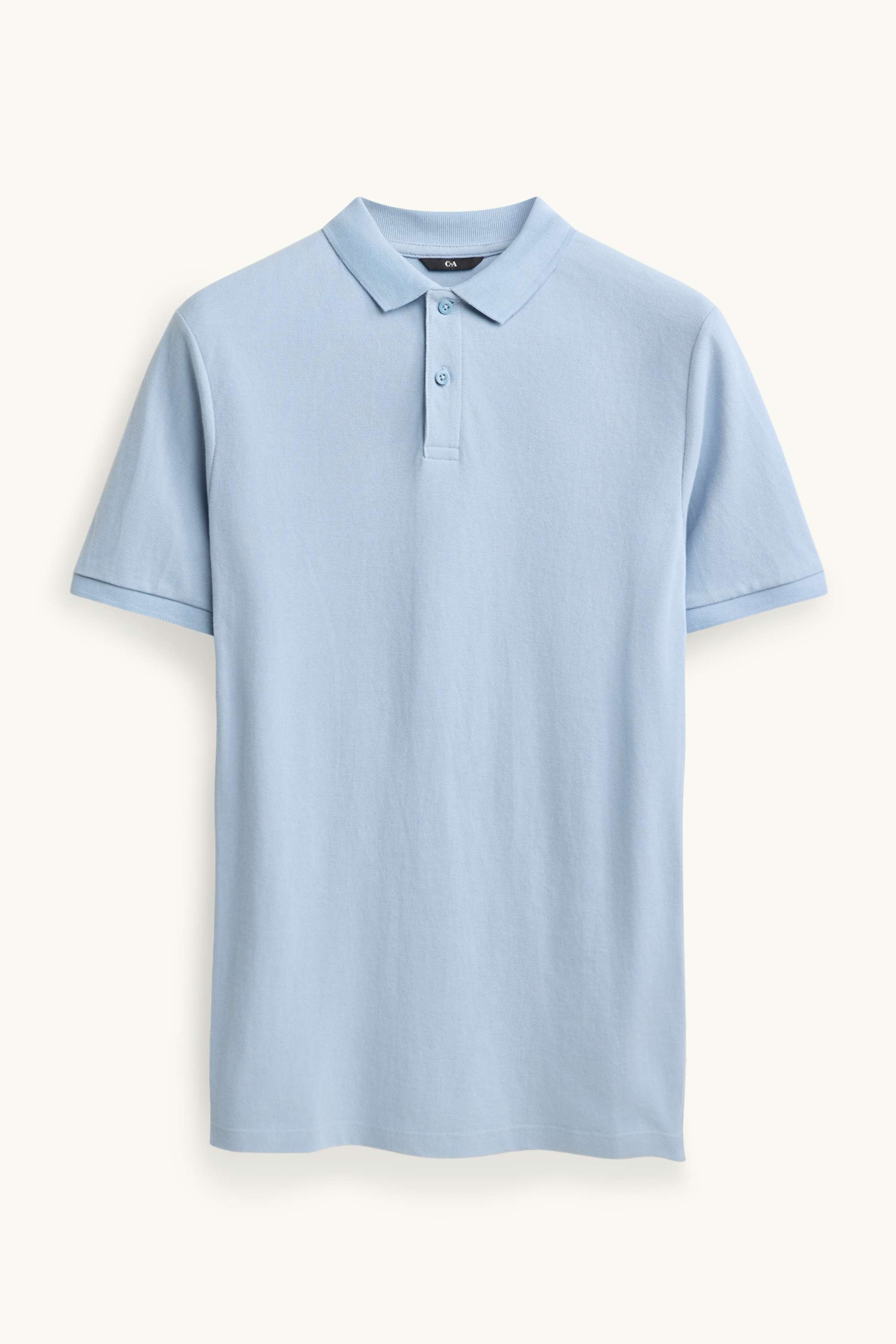 Polo shirt - regular fit light blue