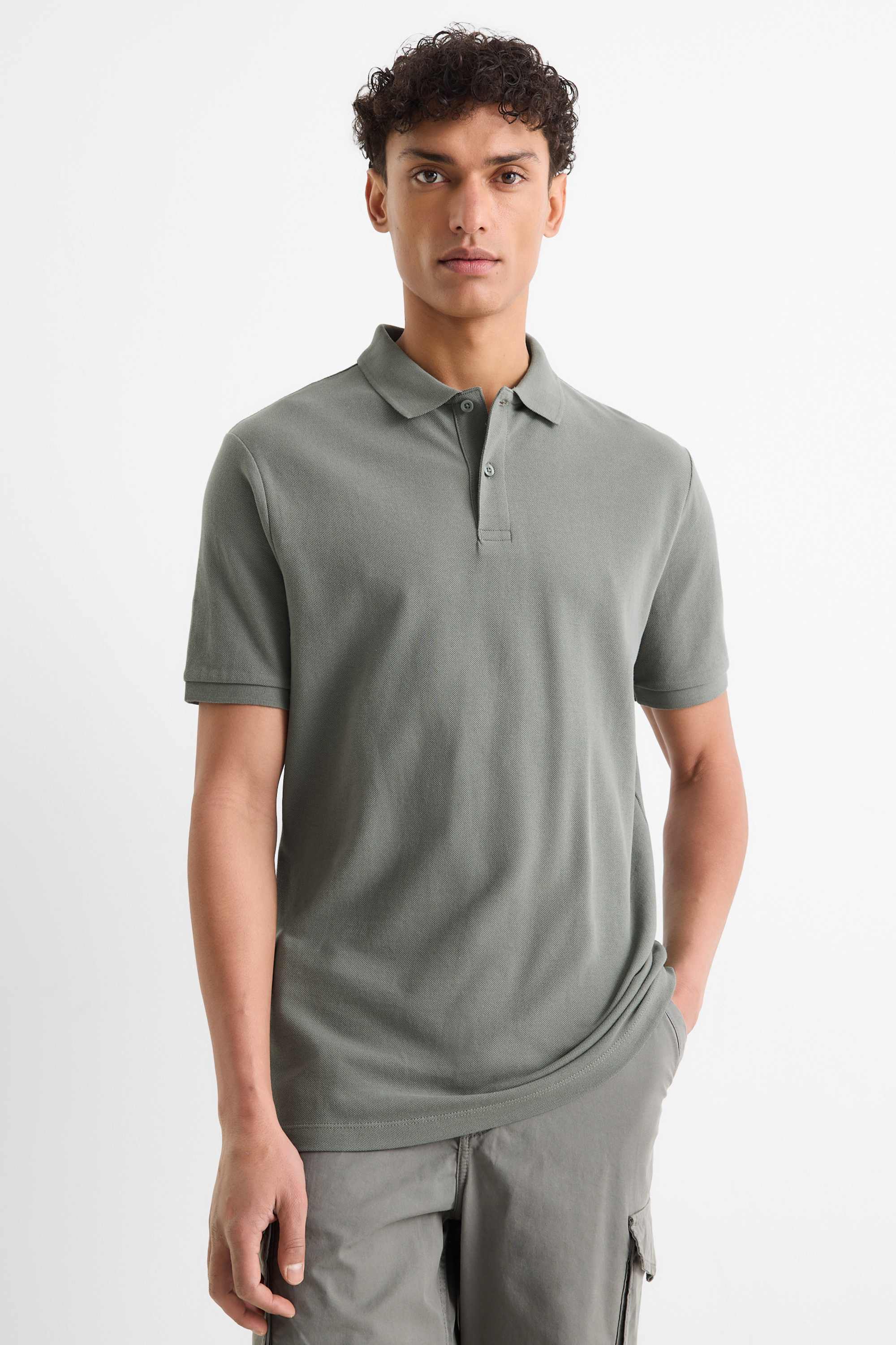 Polo shirt - regular fit gray (14)
