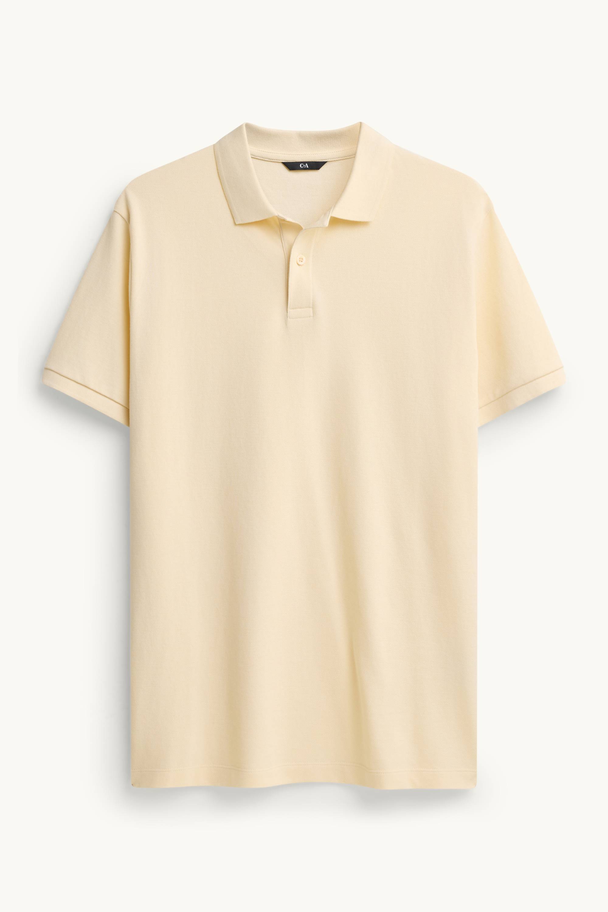 Polo shirt - regular fit light yellow