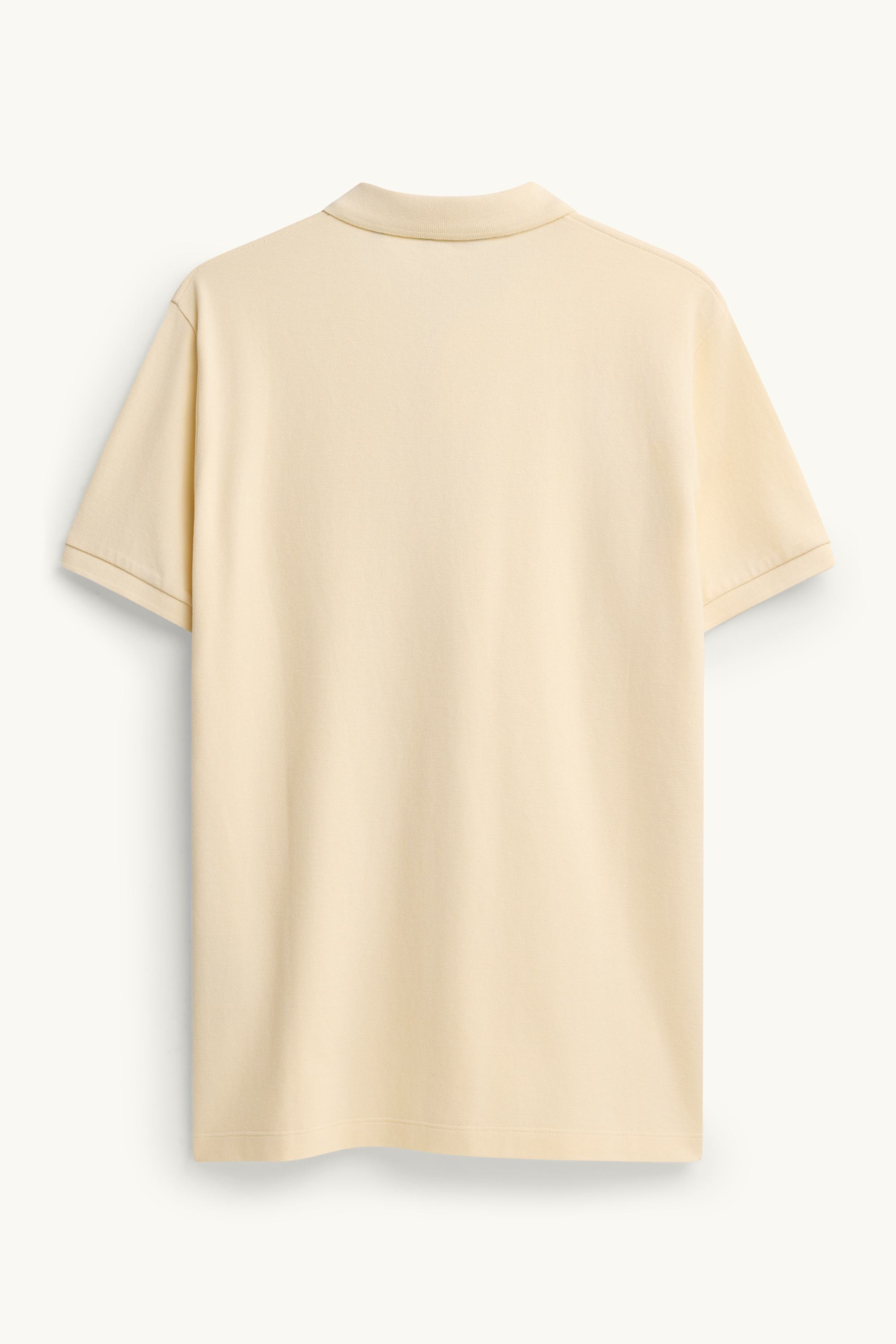Polo shirt - regular fit light yellow