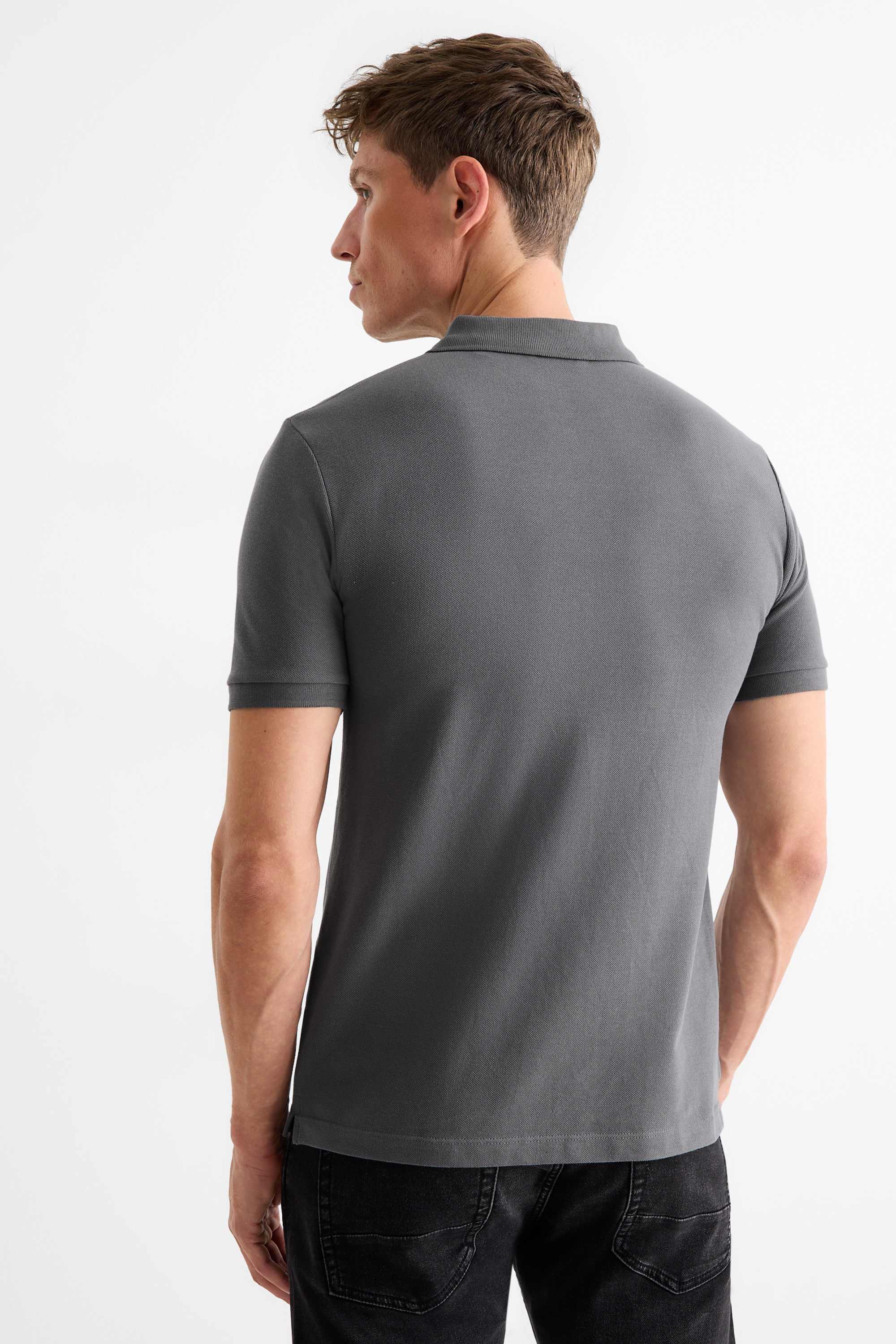 Polo shirt - regular fit gray (21)