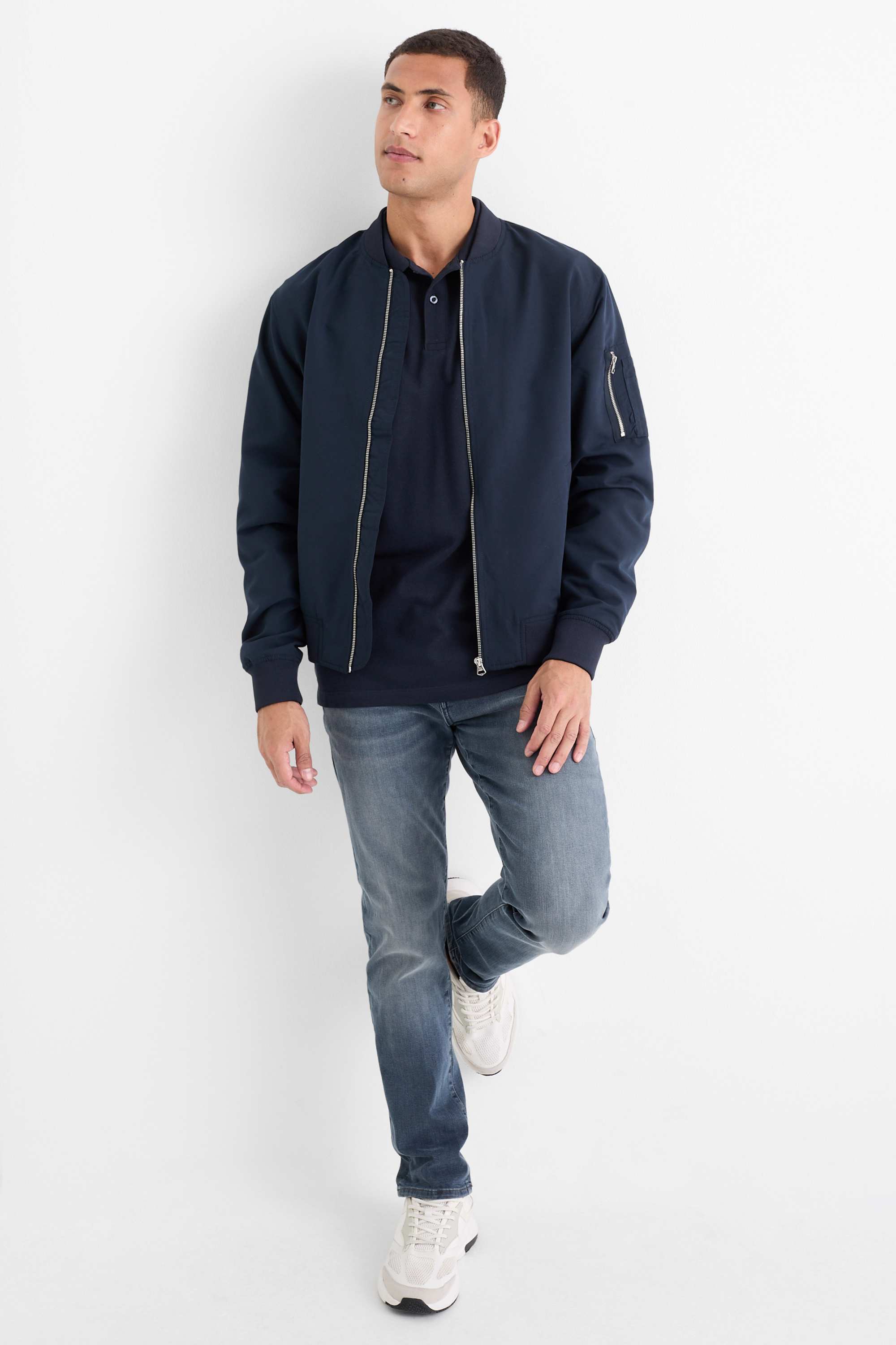 Polo shirt - regular fit dark blue