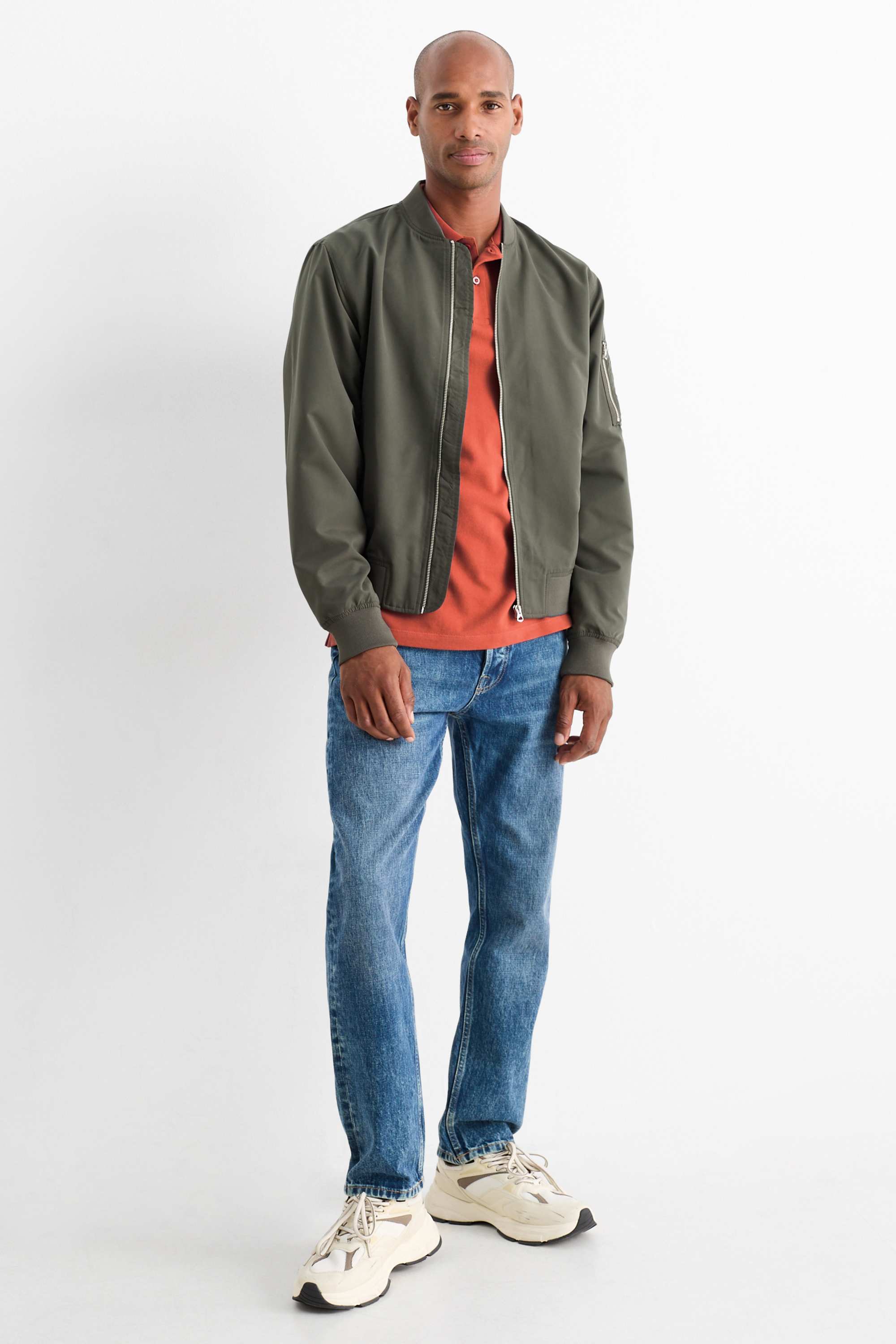 Polo shirt - regular fit rust