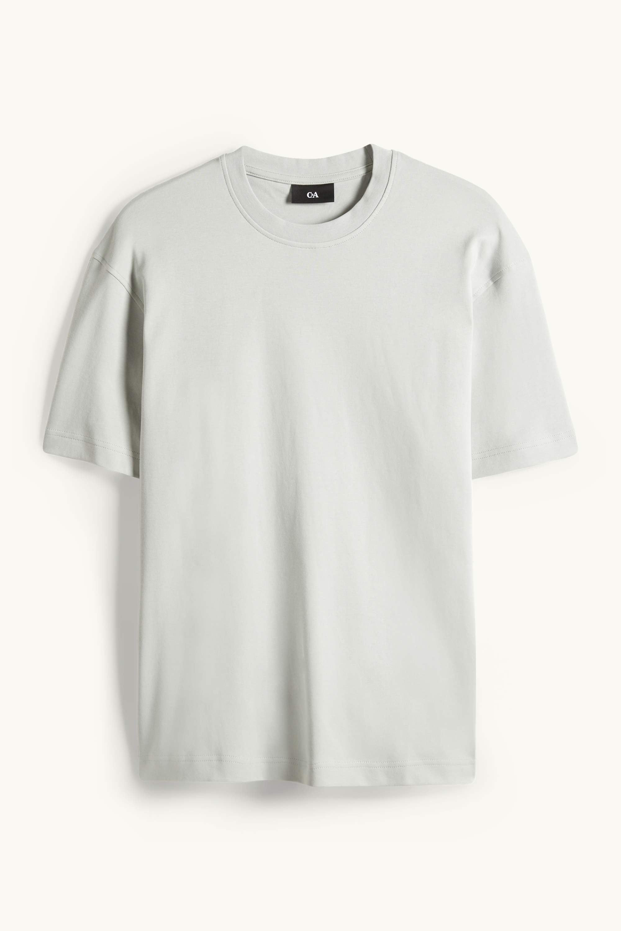 T-shirt - relaxed fit light gray (12)