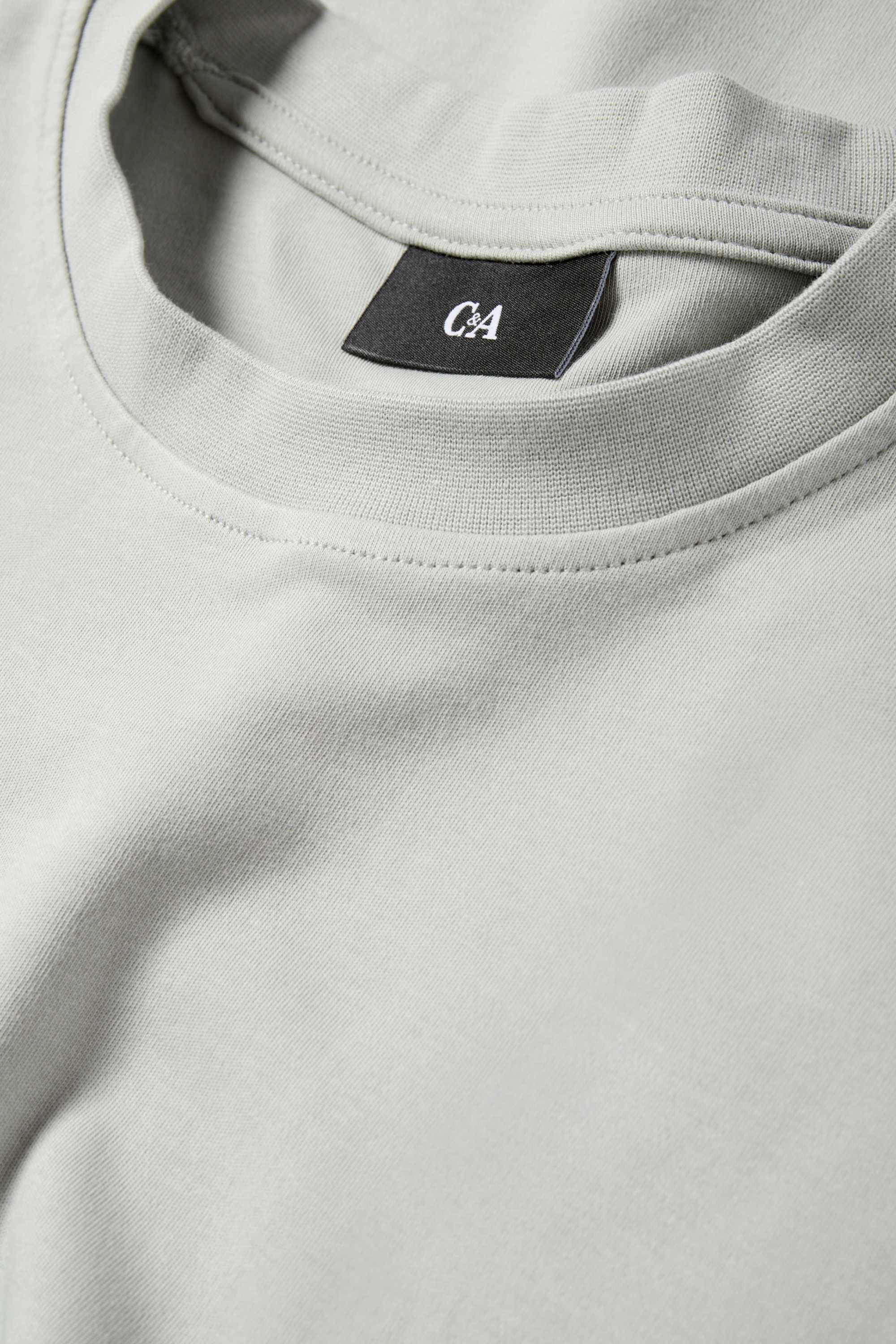 T-shirt - relaxed fit light gray (12)