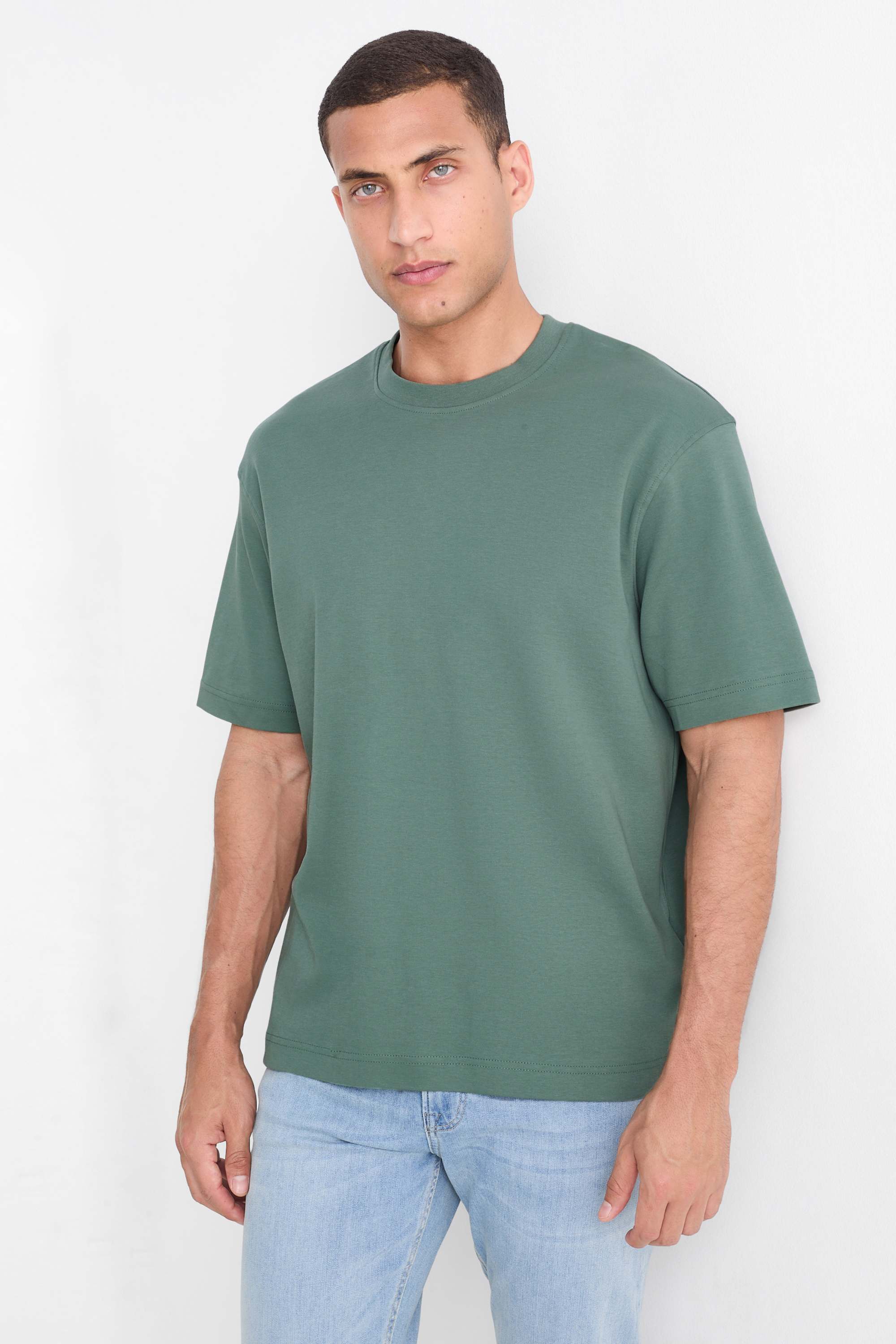 T-shirt - relaxed fit green (7)