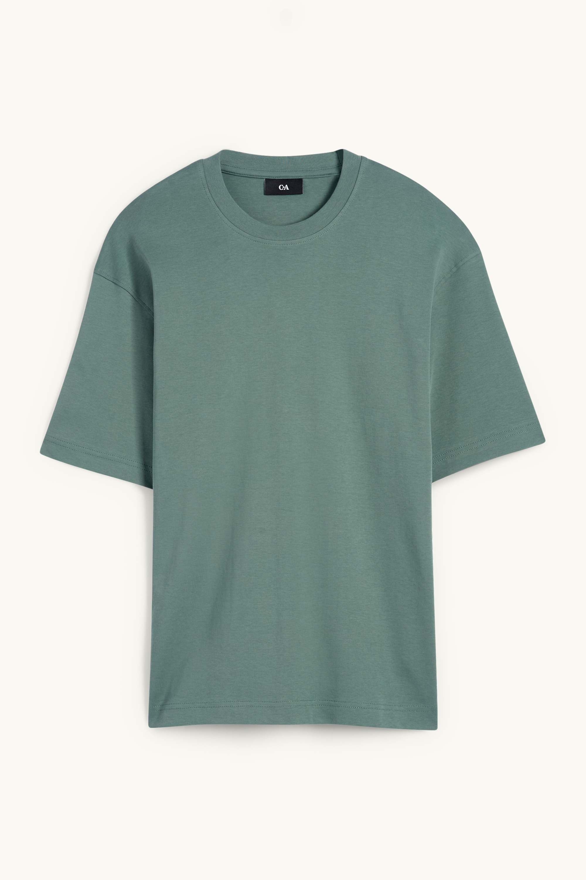 T-shirt - relaxed fit green (7)