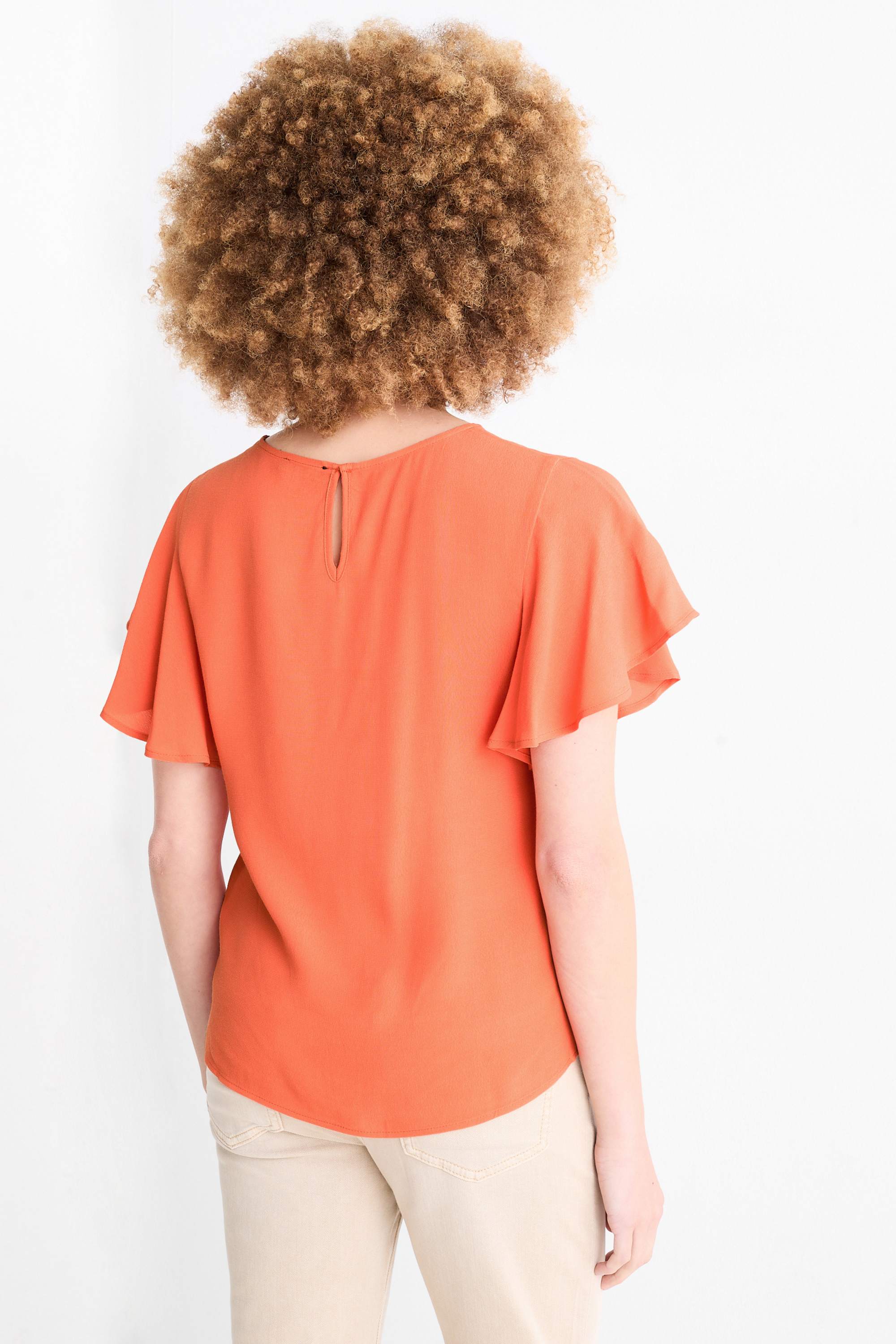 Blouse orange