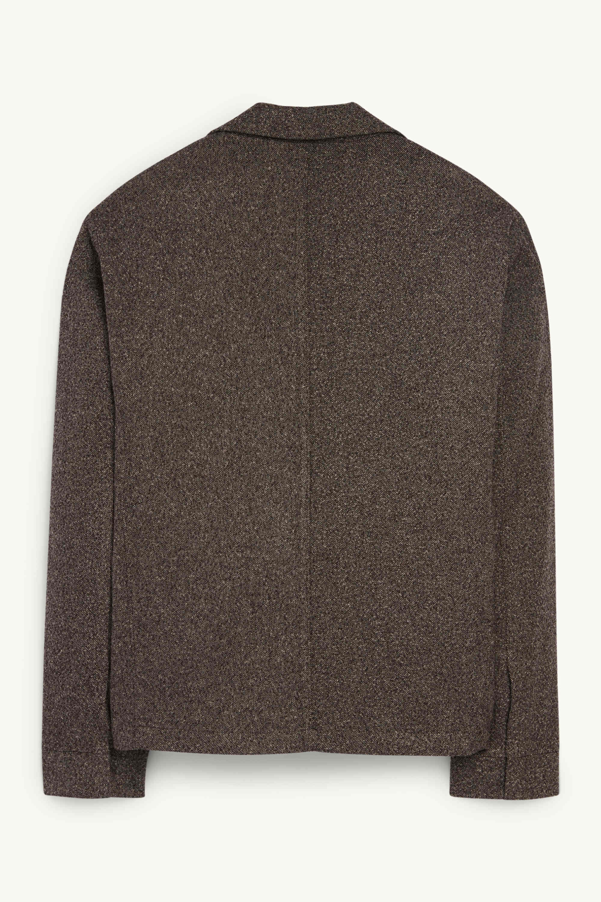 Mix & match tailored jacket - regular fit - stretch - textured brown