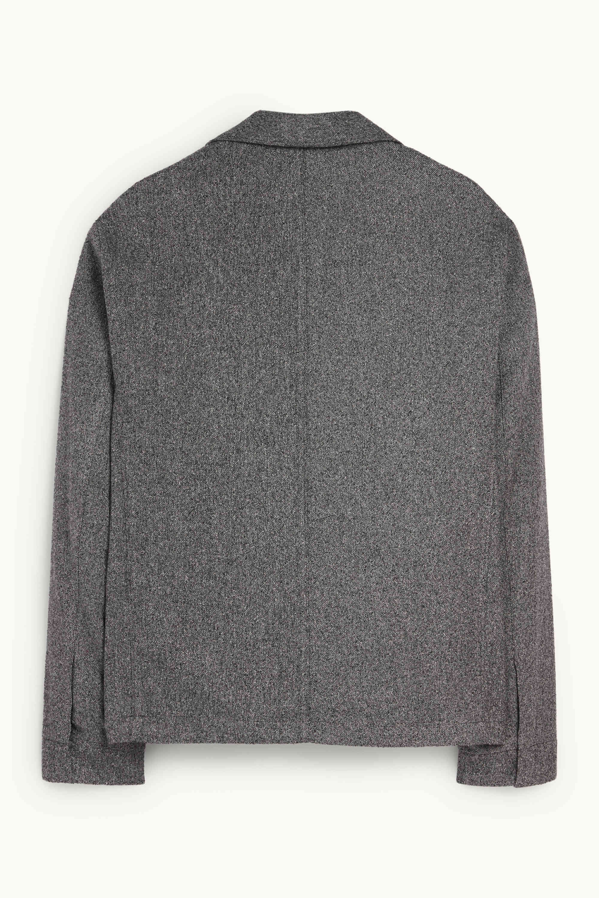 Mix & match tailored jacket - regular fit - stretch - textured gray
