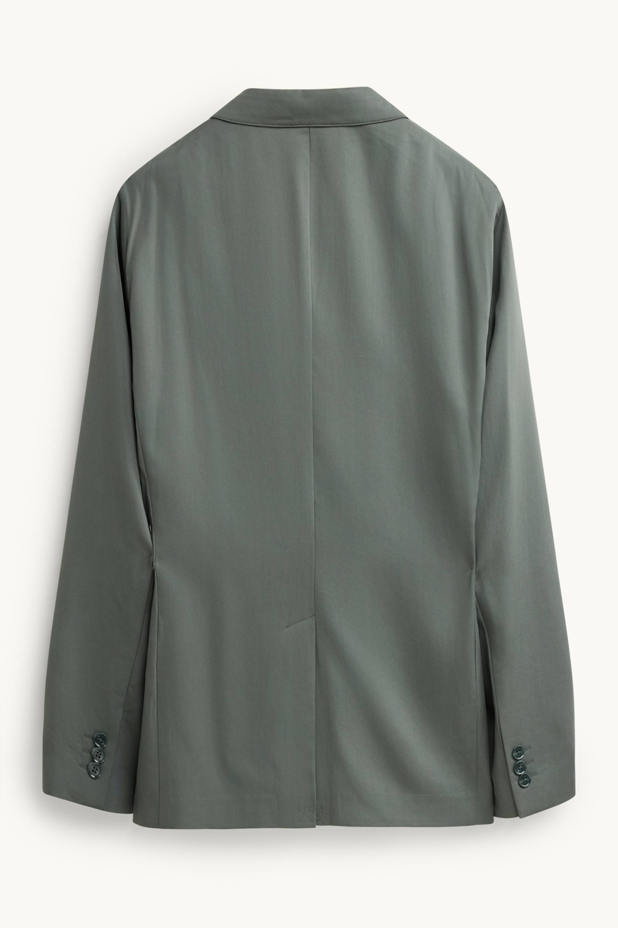 Mix & match tailored lyocell jacket - regular fit dark green