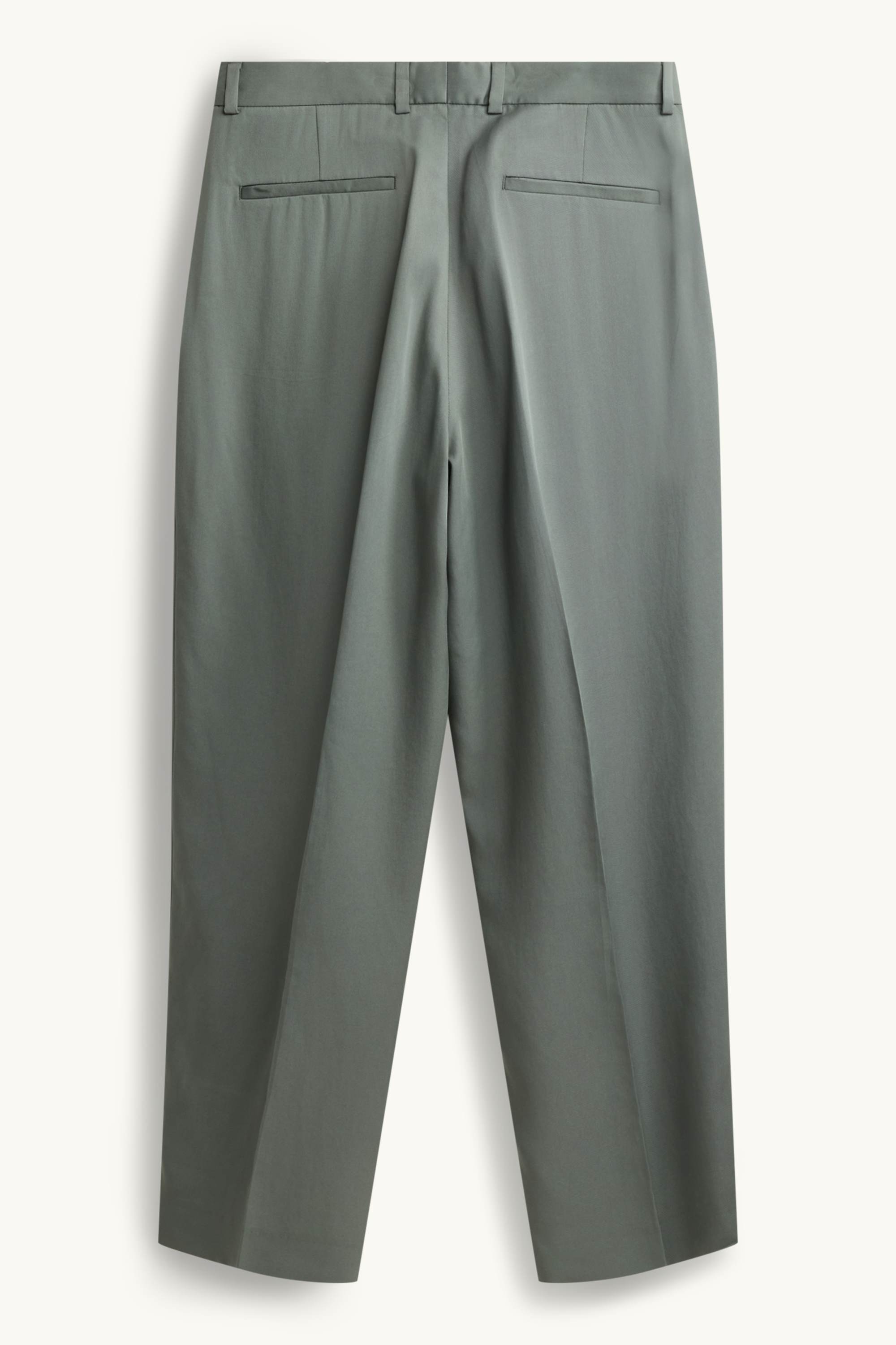 Mix & match lyocell trousers - regular fit khaki