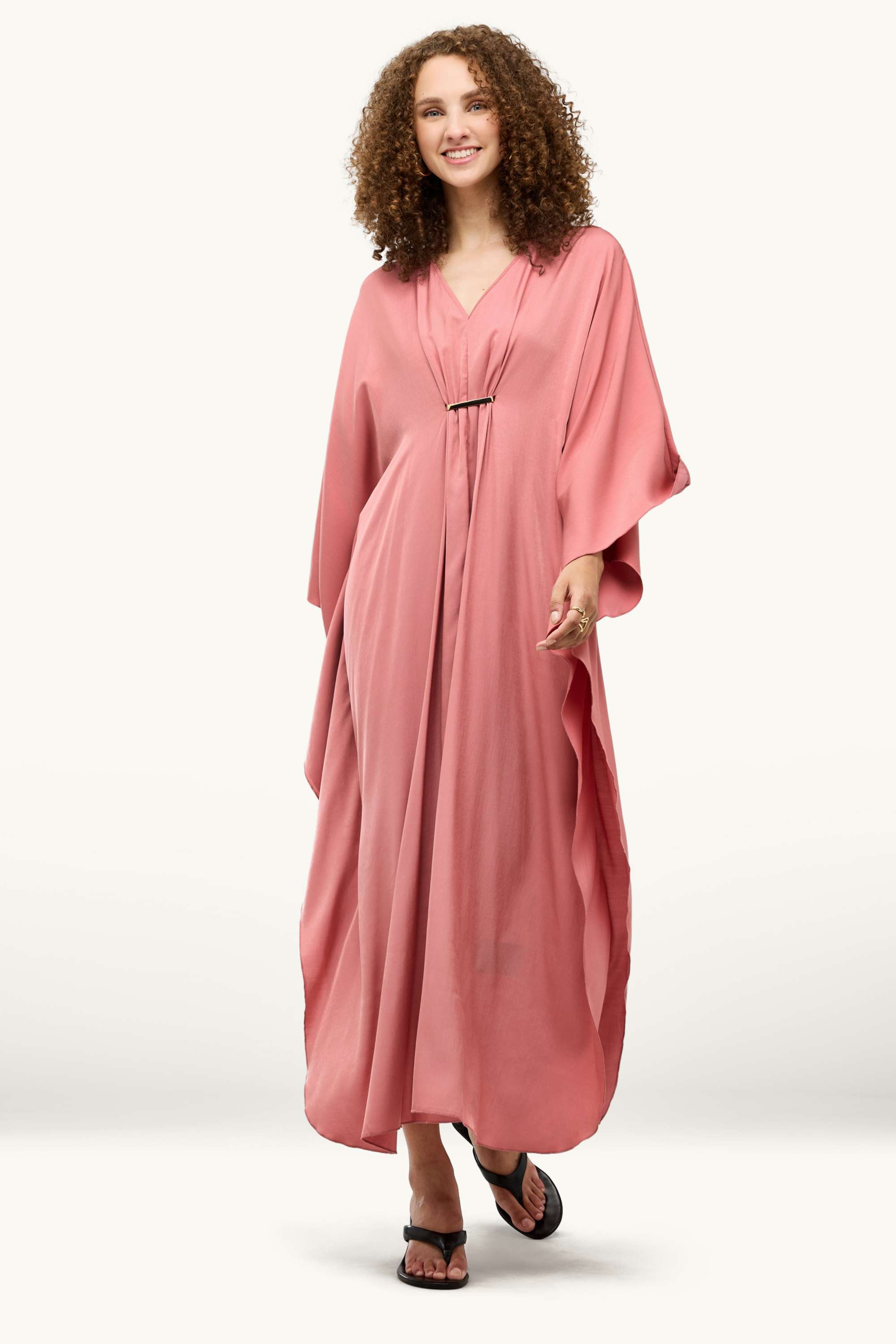 Kaftan dark rose
