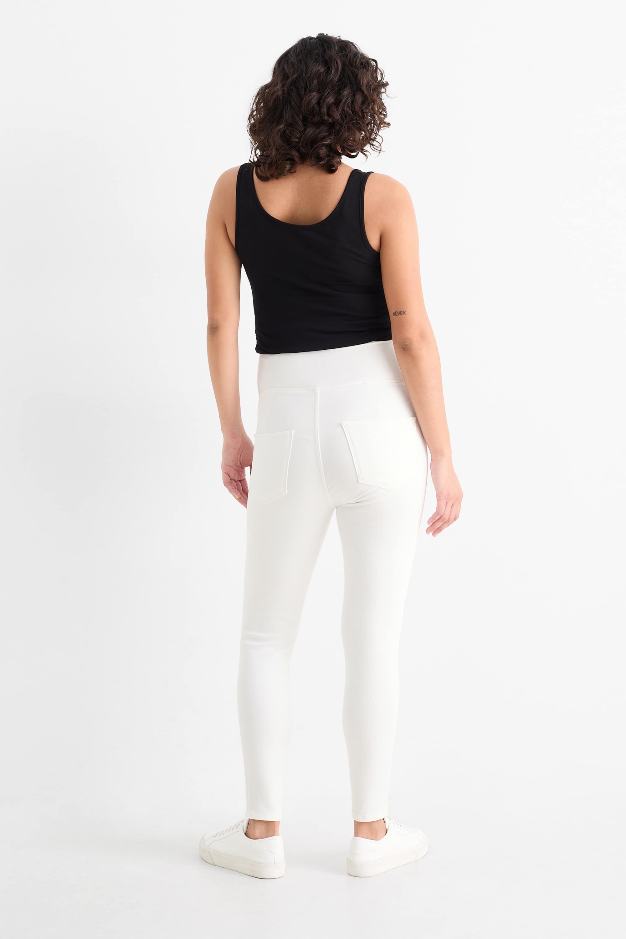 Maternity jeans - jegging jeans - LYCRA® cremewhite