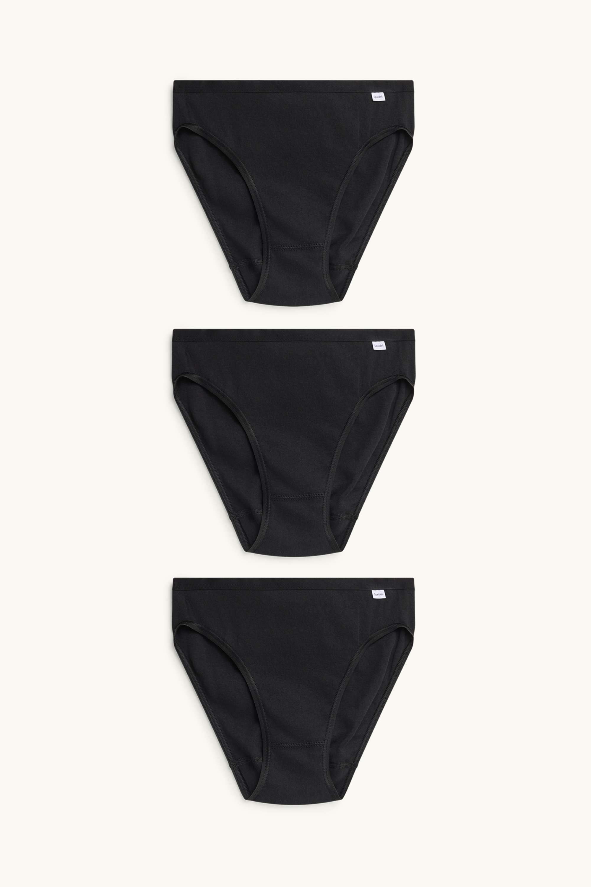 Multipack of 3 - knickers black