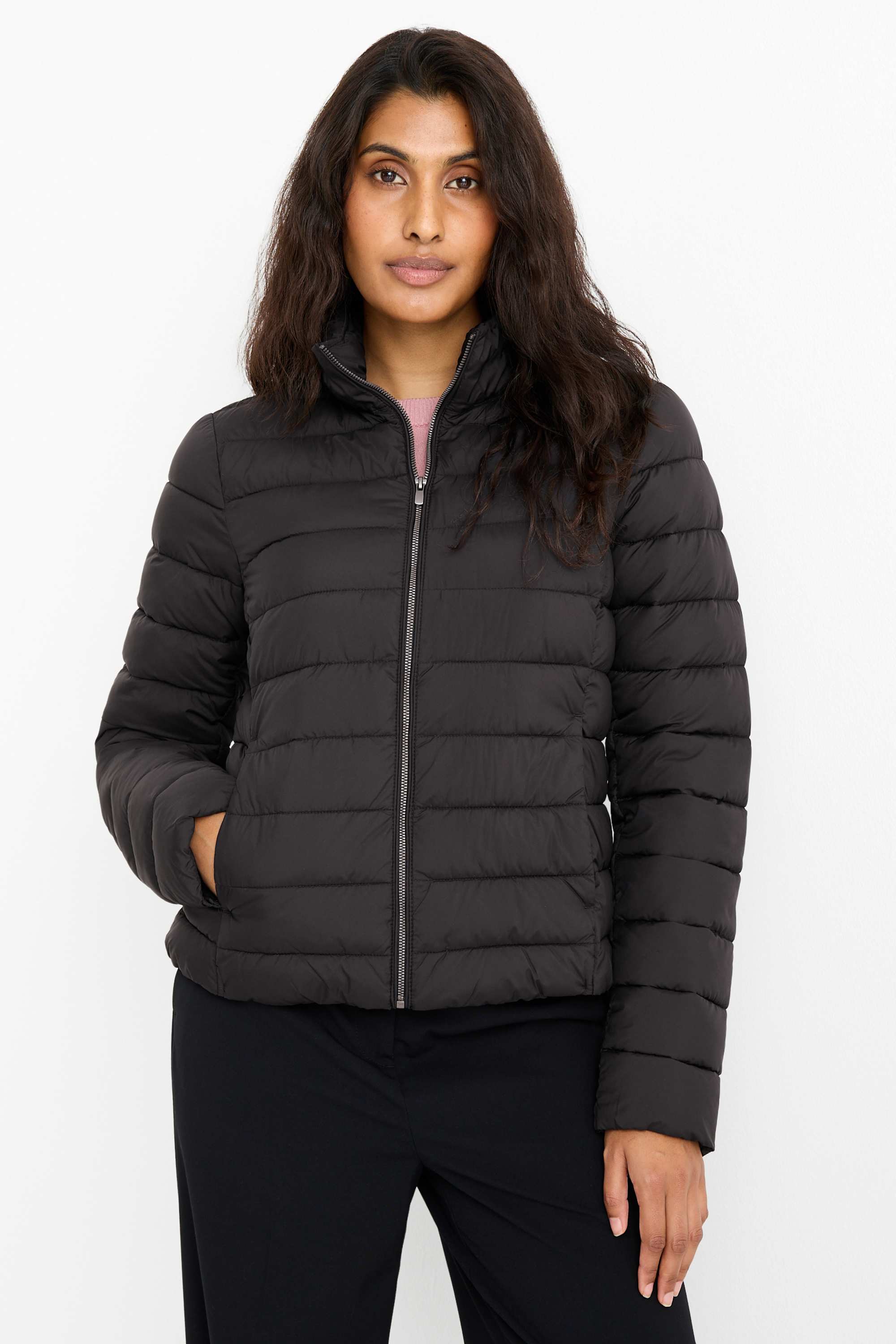 Quilted jacket black
