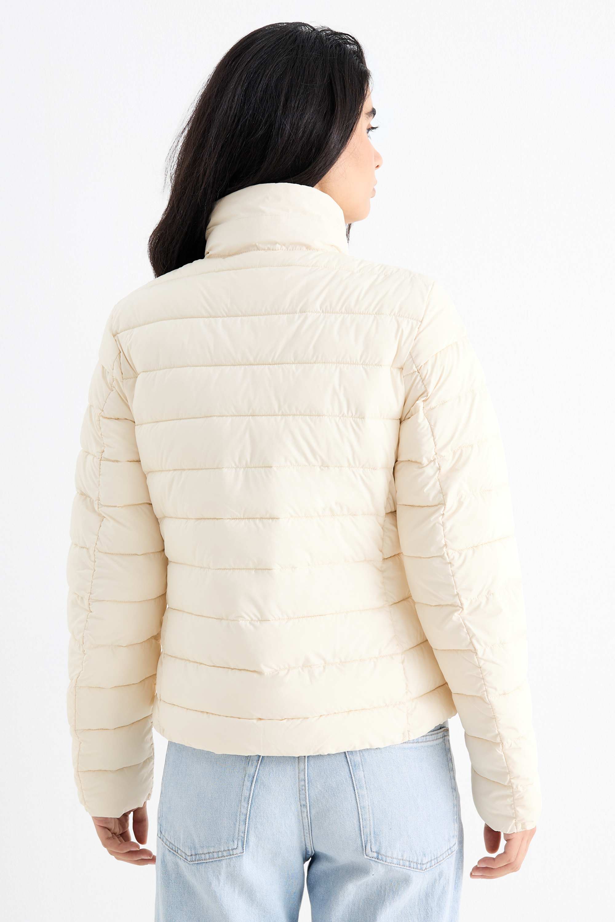 Quilted jacket cremewhite