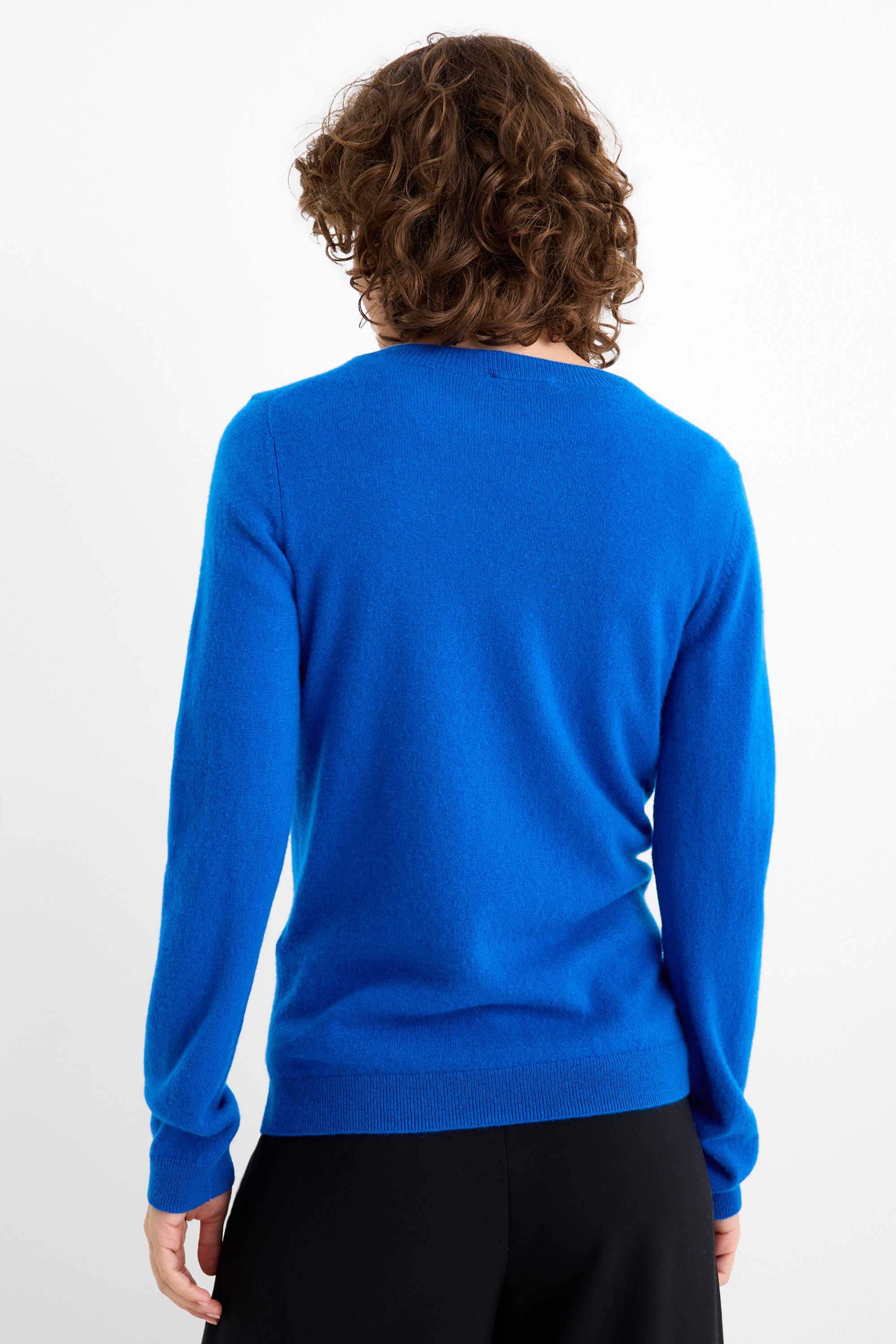 Cashmere jumper blue