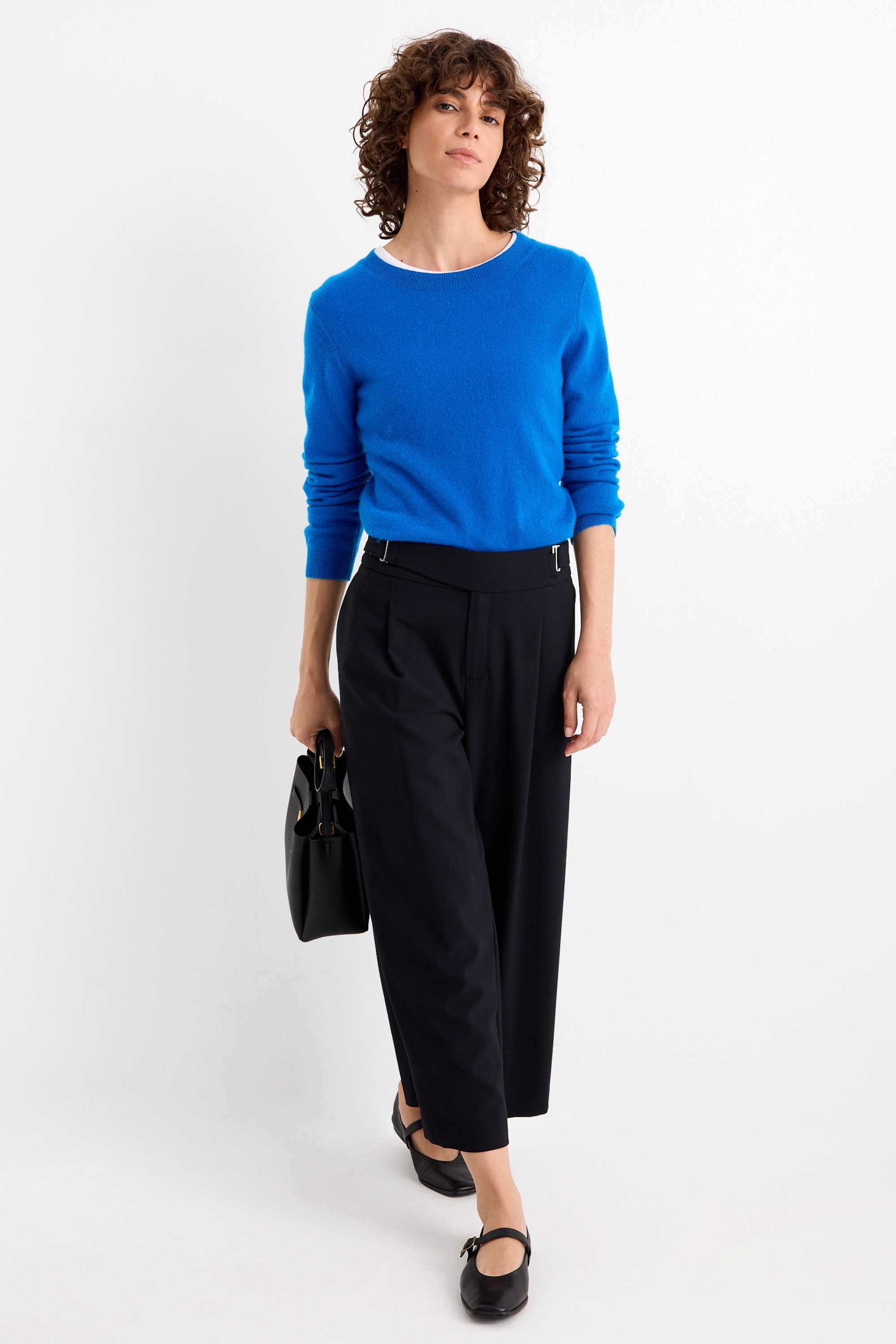 Cashmere jumper blue
