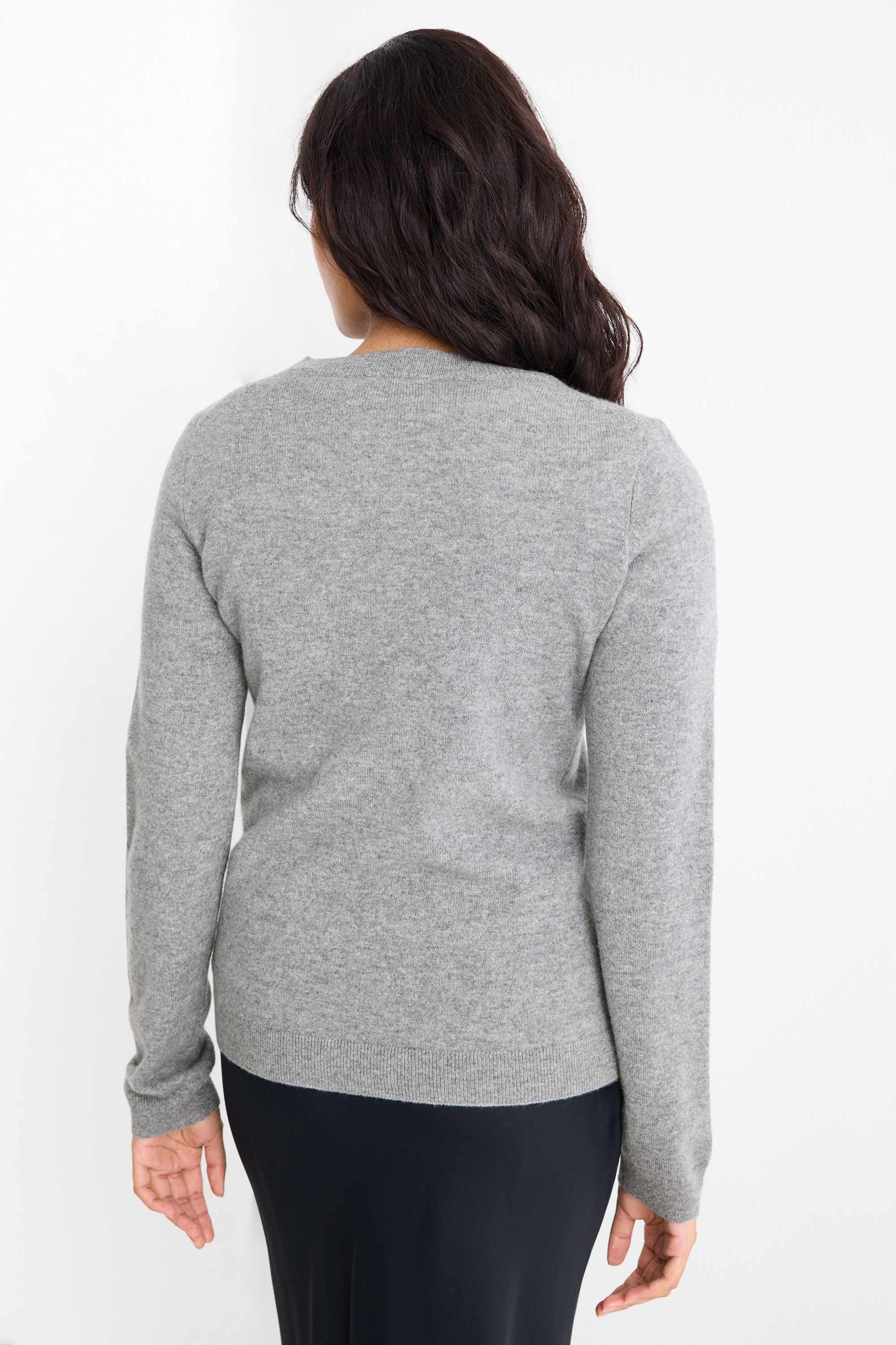 Cashmere jumper gray