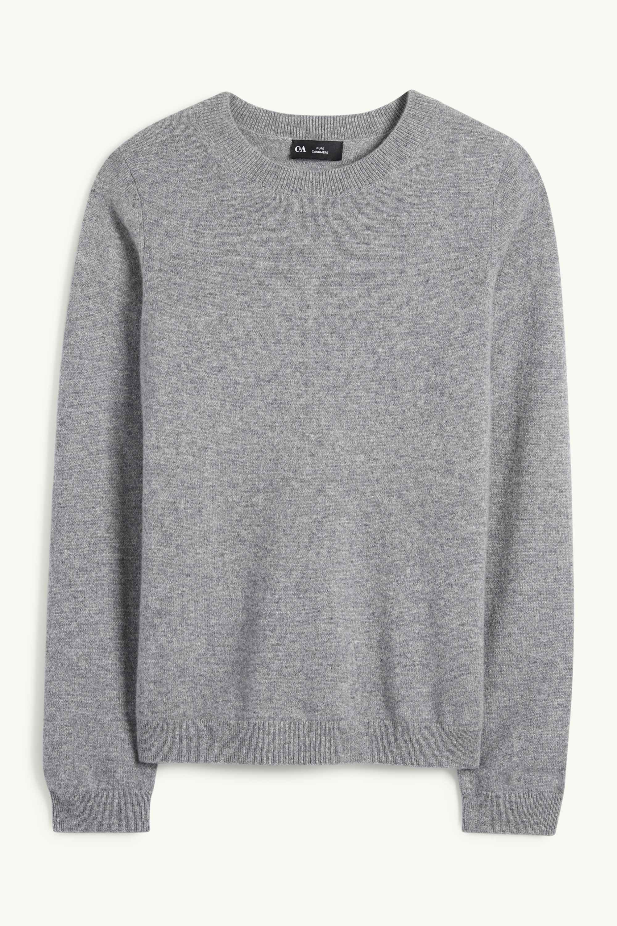 Cashmere jumper gray